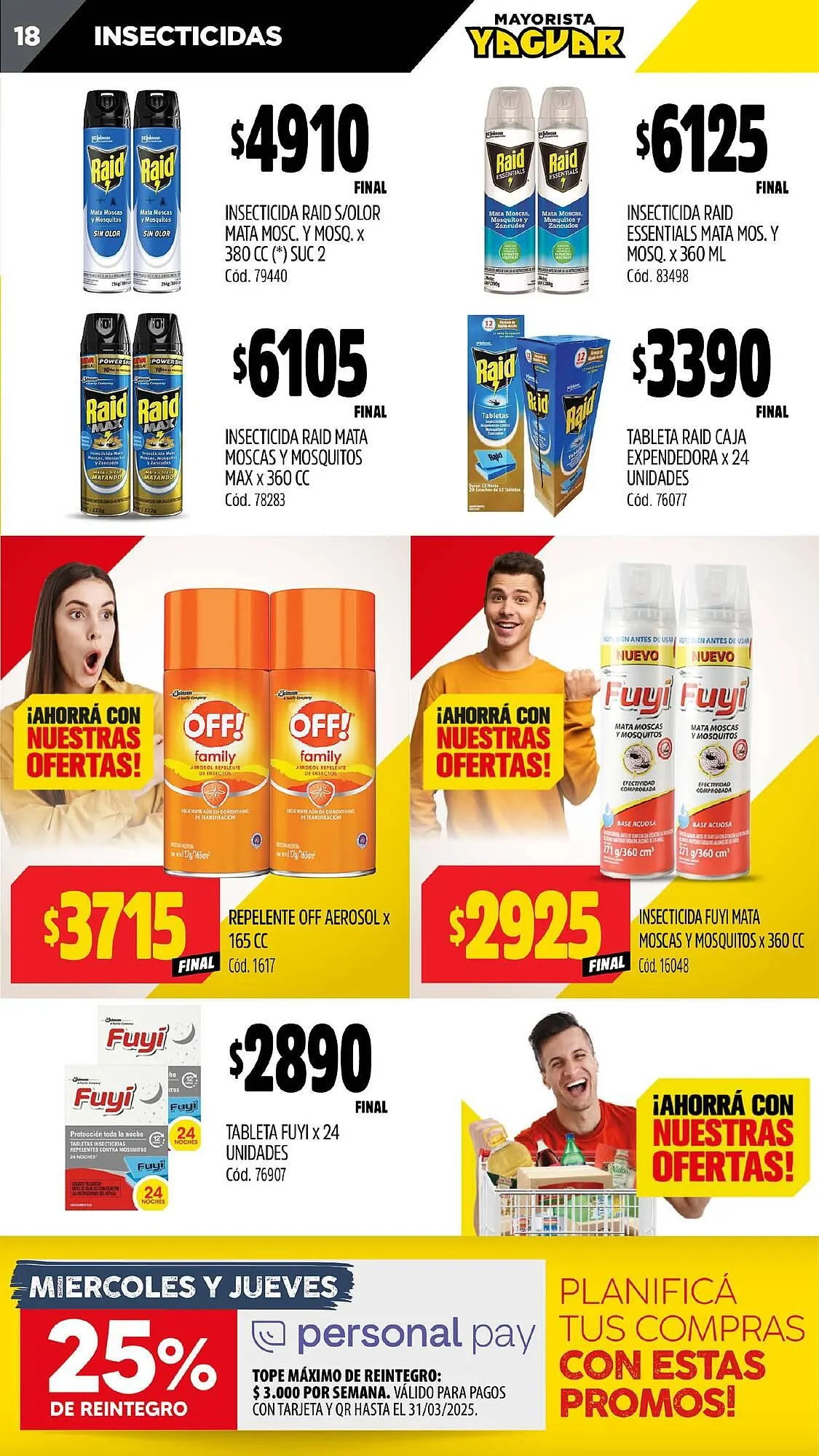 Ofertas de Catálogo Supermercados Yaguar 24 de marzo al 30 de marzo 2025 - Página 19 del catálogo