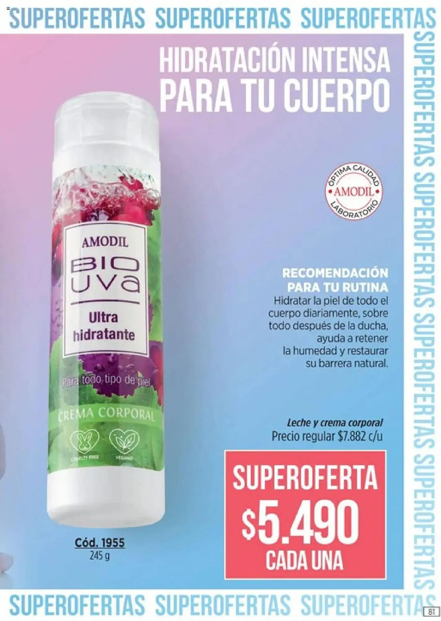 Ofertas de Catálogo Amodil 27 de mayo al 18 de junio 2025 - Página 81 del catálogo