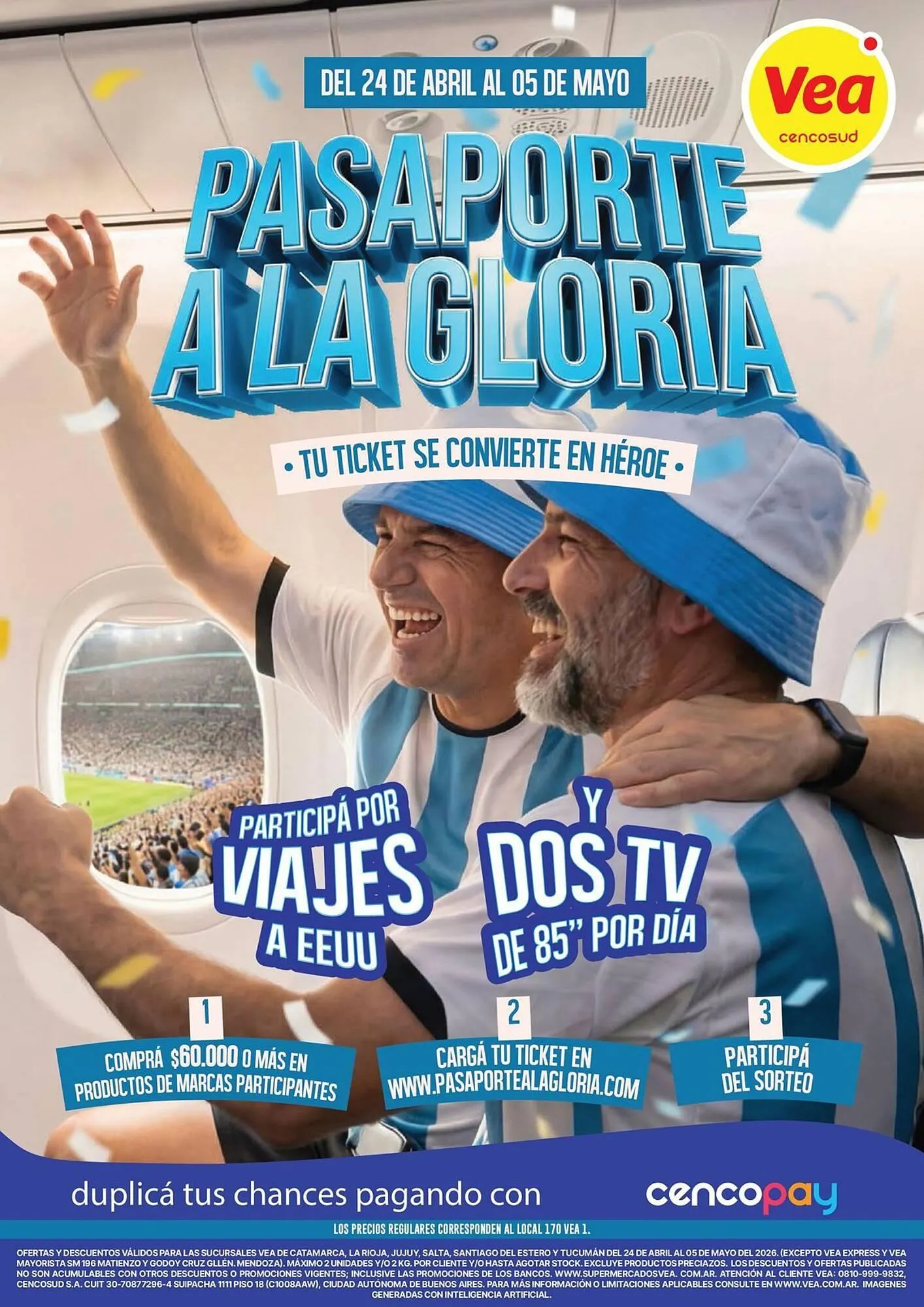 Ofertas de Catálogo Supermercados Vea 24 de abril al 5 de mayo 2026 - Página 1 del catálogo