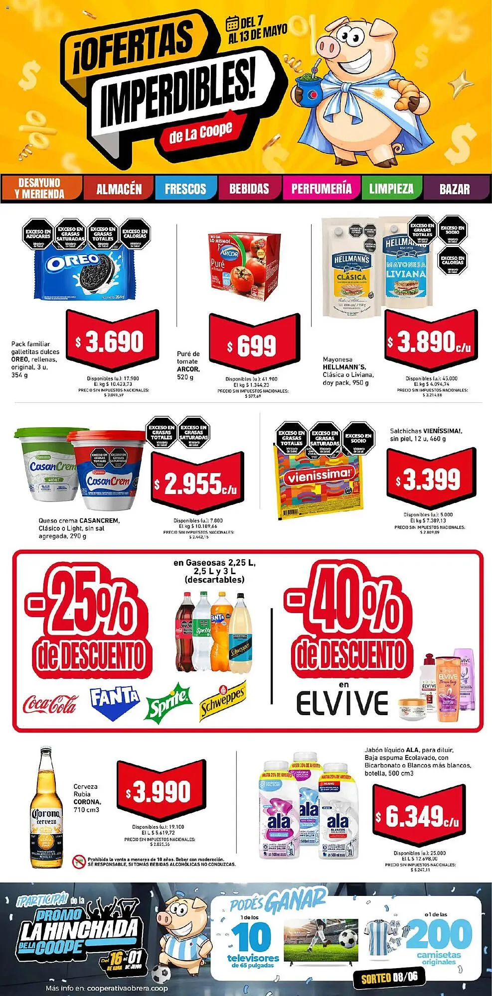 Ofertas de Catálogo Cooperativa Obrera 7 de mayo al 13 de mayo 2026 - Página 1 del catálogo