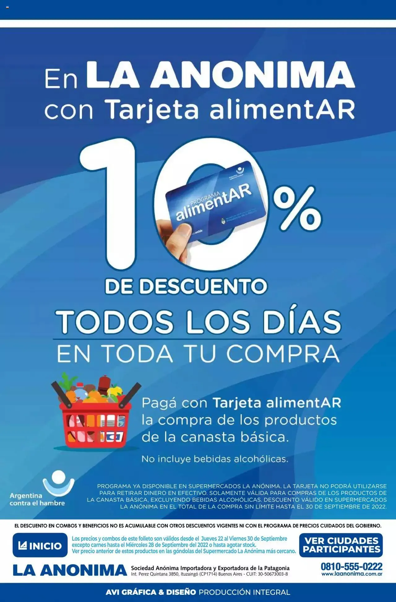 Ofertas de La Anonima - Super Ventajas - Septiembre 2022 22 de septiembre al 30 de septiembre 2023 - Página 65 del catálogo