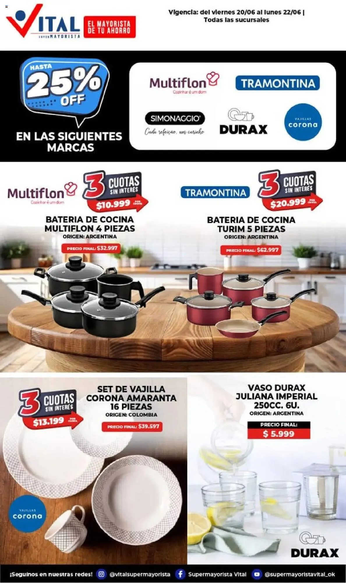 Ofertas de Catálogo Supermayorista Vital 20 de junio al 22 de junio 2025 - Página 3 del catálogo