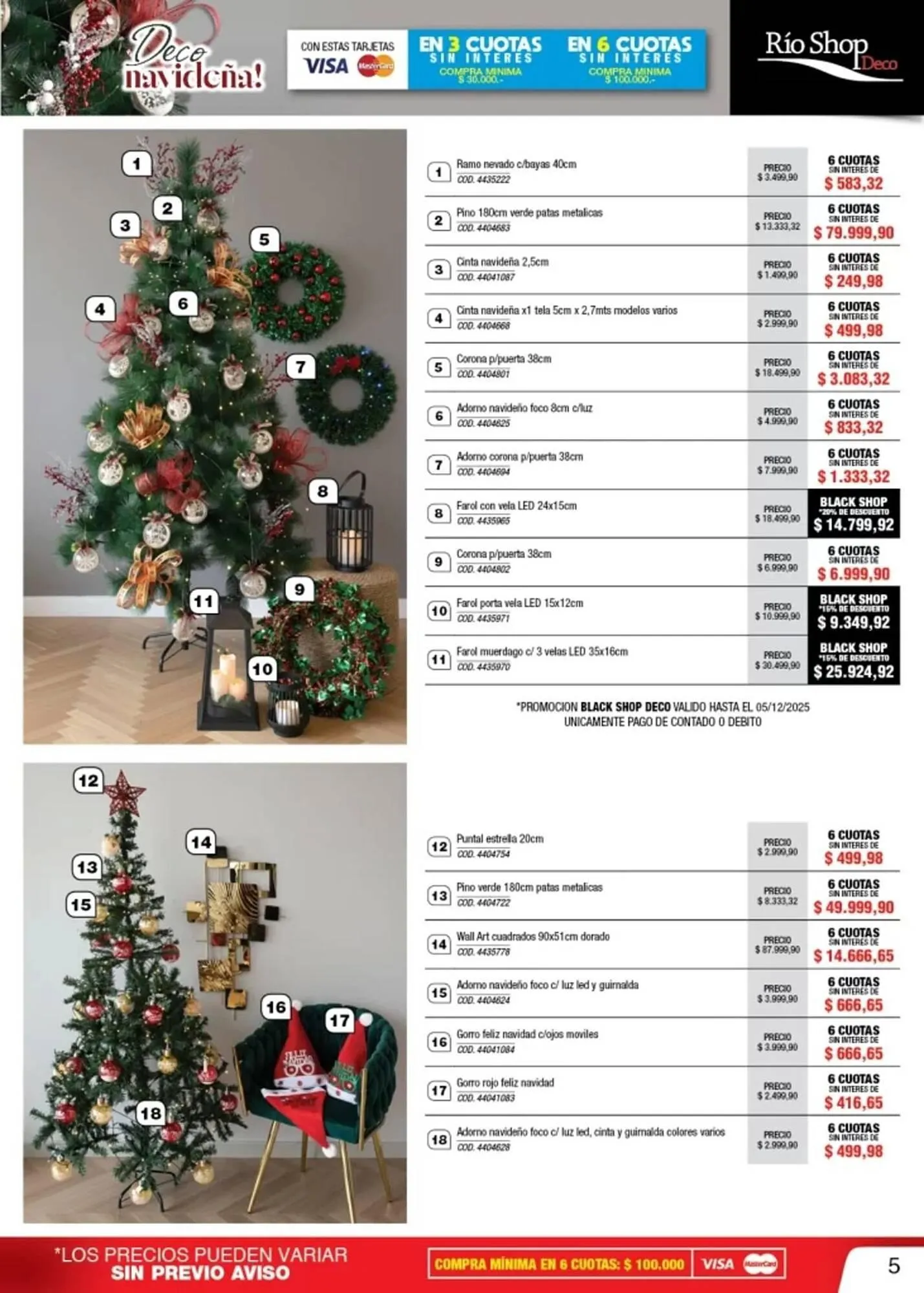 Ofertas de Catálogo Rio Shop Deco 1 de diciembre al 31 de diciembre 2025 - Página 5 del catálogo