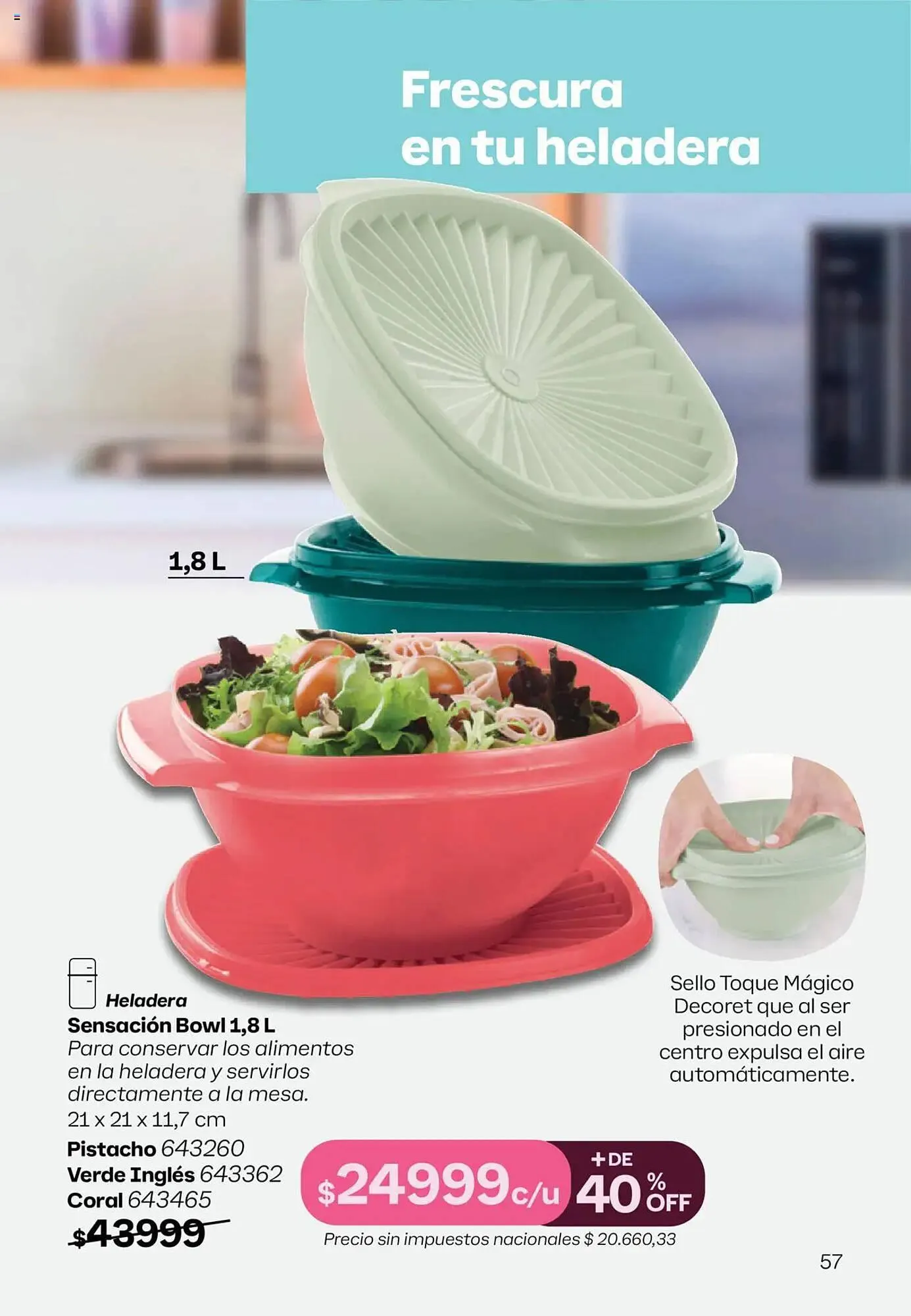 Ofertas de Catálogo Tupperware 16 de junio al 10 de julio 2025 - Página 58 del catálogo