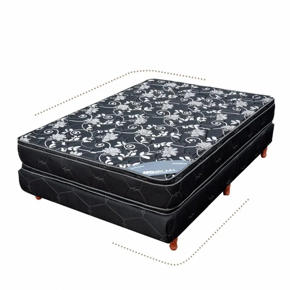 Conjunto Sommier Monaco Inpolcor 140 x 190 x 23