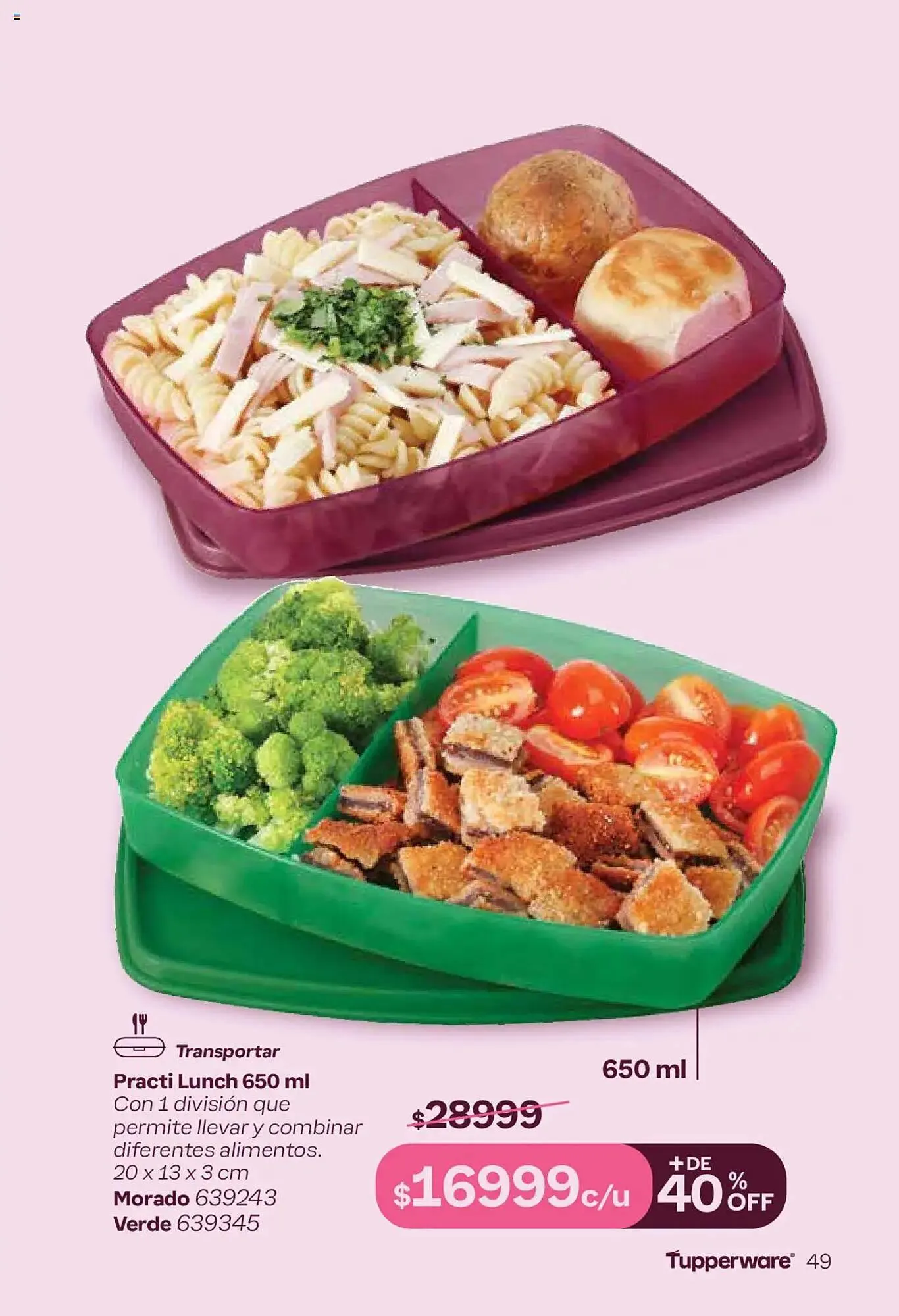 Ofertas de Catálogo Tupperware 29 de noviembre al 2 de diciembre 2024 - Página 49 del catálogo
