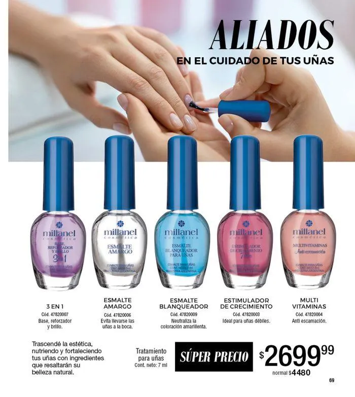 Ofertas de Catálogo Millanel Cosmética C10 26 de agosto al 22 de septiembre 2024 - Página 69 del catálogo