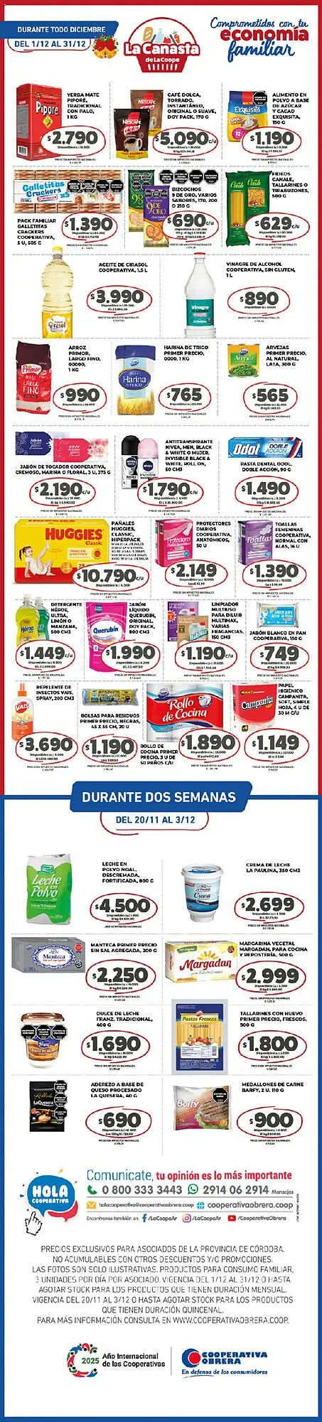 Catálogo Cooperativa Obrera - 1