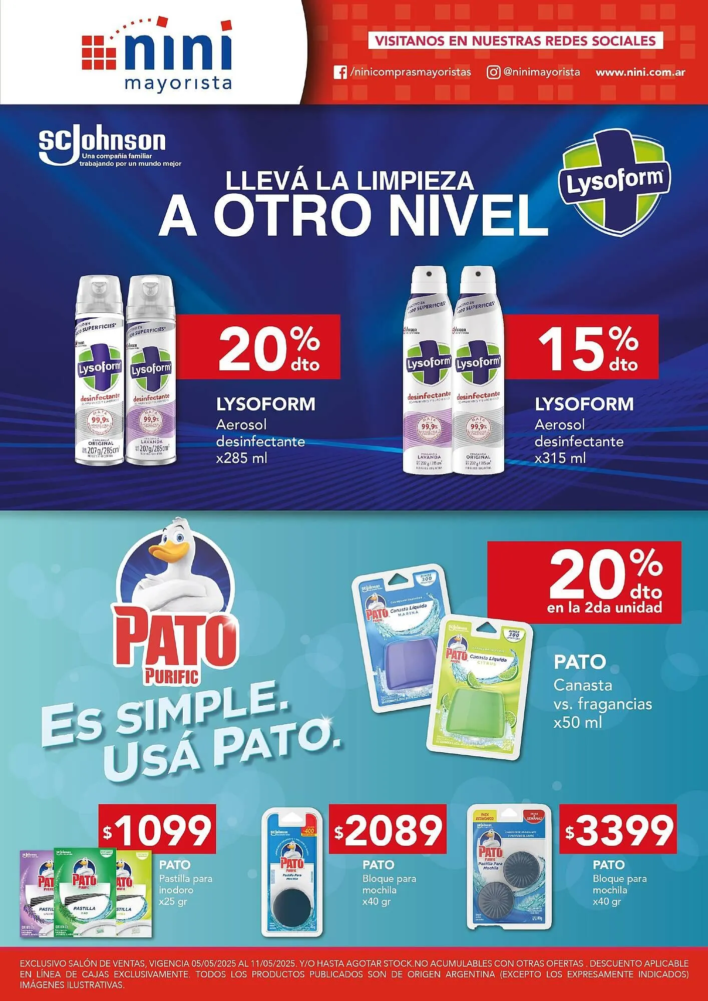 Ofertas de Catálogo Nini Mayorista 5 de mayo al 11 de mayo 2025 - Página 1 del catálogo