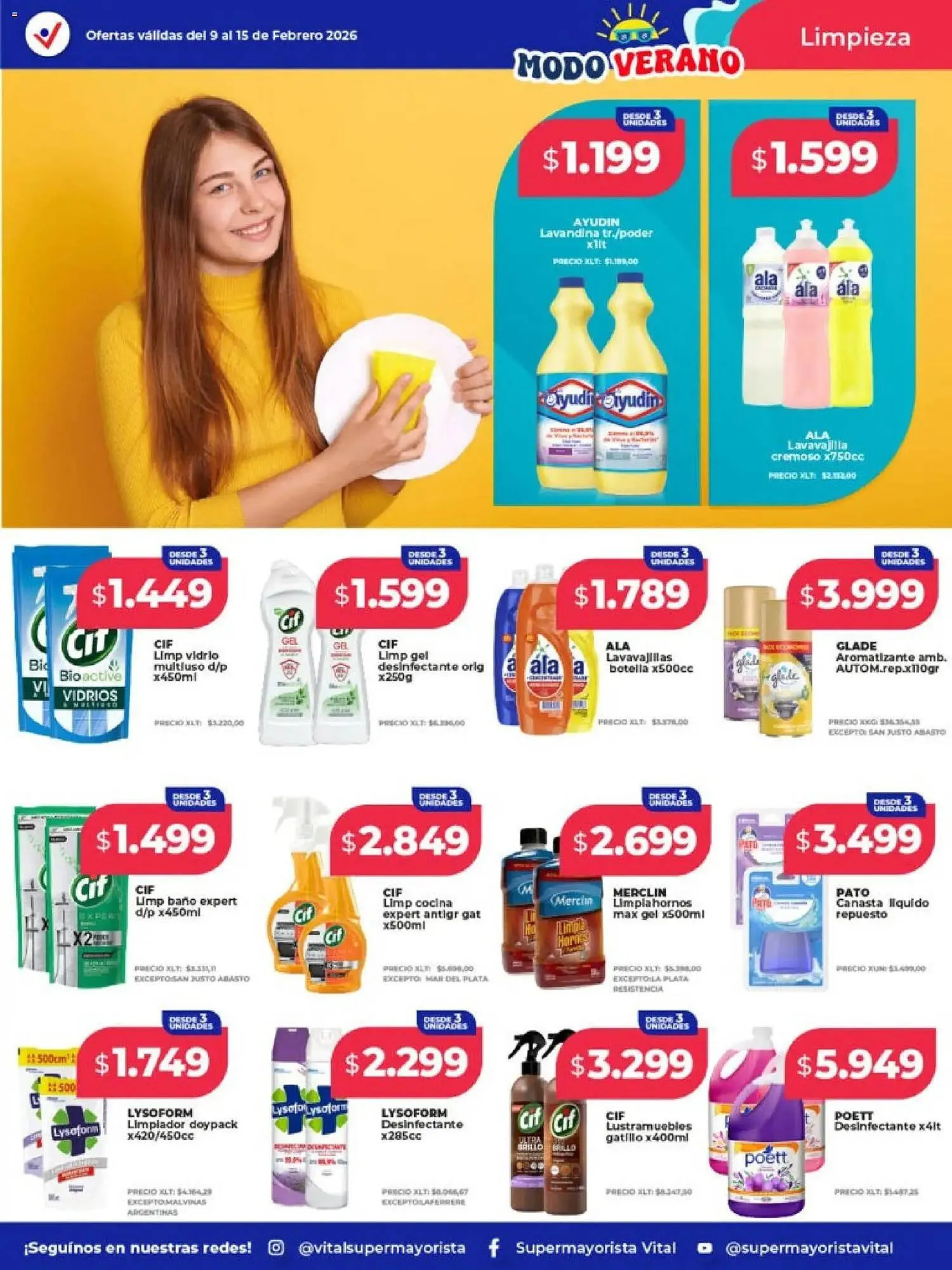 Ofertas de Catálogo Supermayorista Vital 9 de febrero al 16 de febrero 2026 - Página 5 del catálogo
