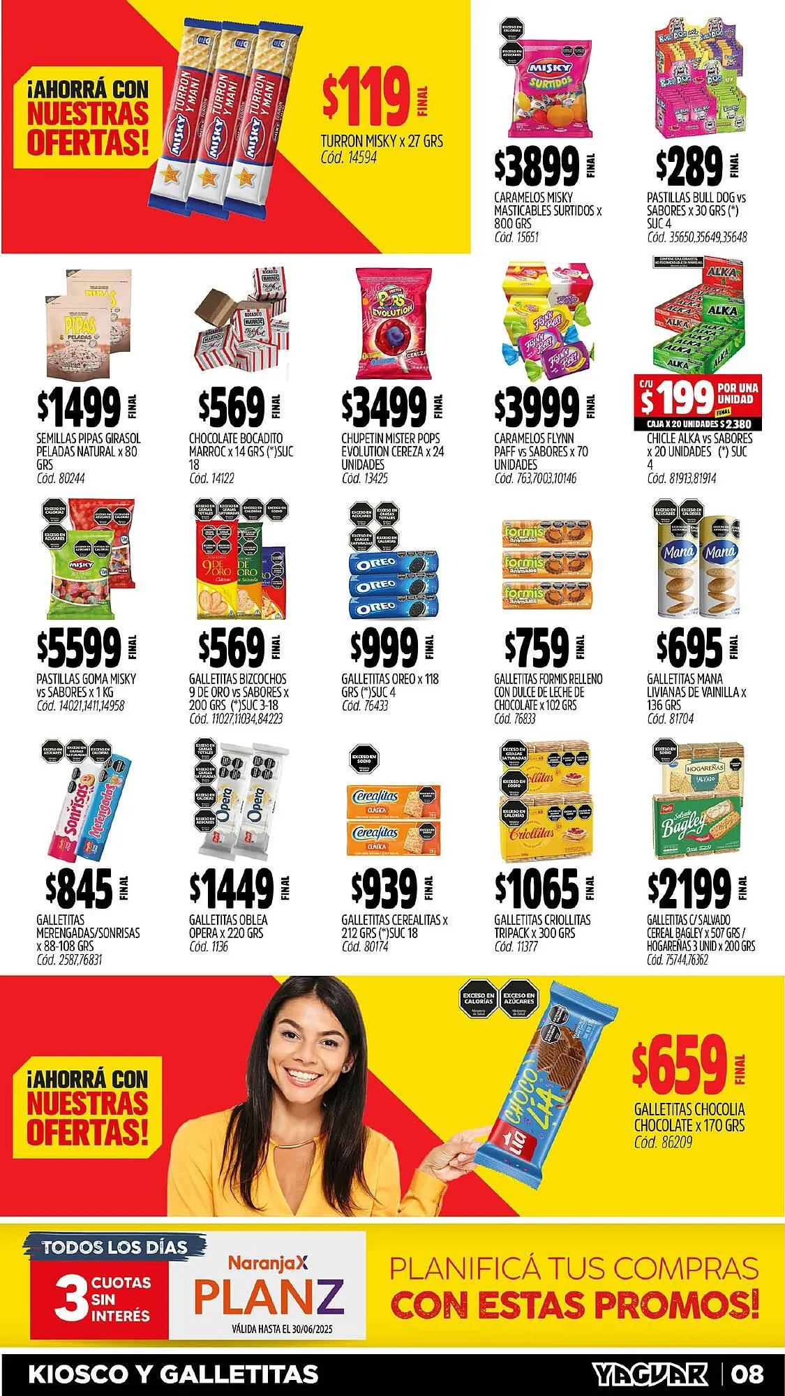 Ofertas de Catálogo Supermercados Yaguar 31 de marzo al 6 de abril 2025 - Página 8 del catálogo