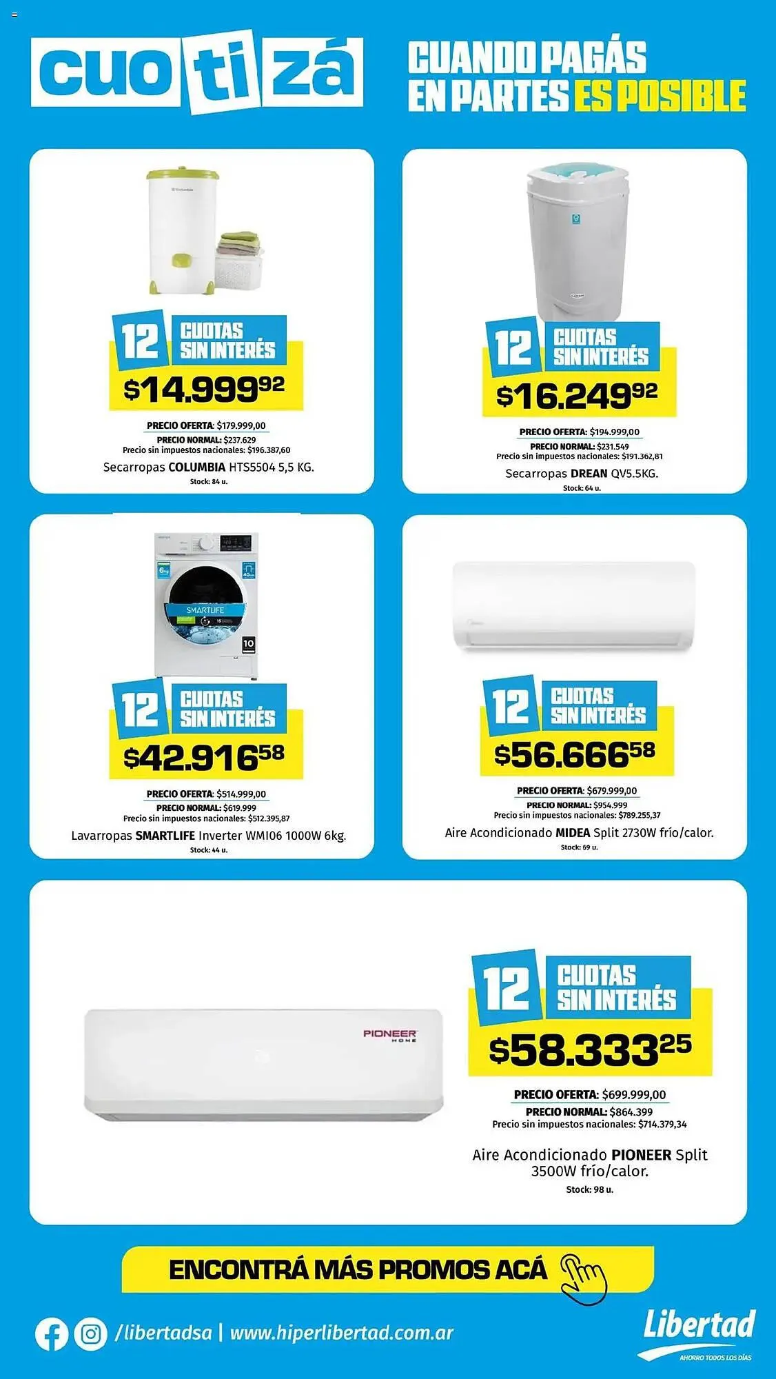 Ofertas de Catálogo Hipermercado Libertad 22 de mayo al 2 de junio 2025 - Página 3 del catálogo