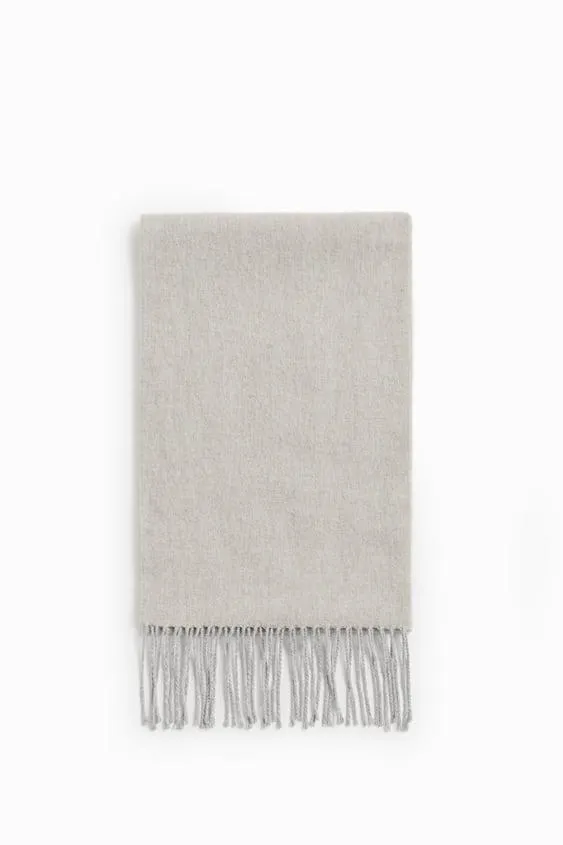 BUFANDA FORMAL FLECOS