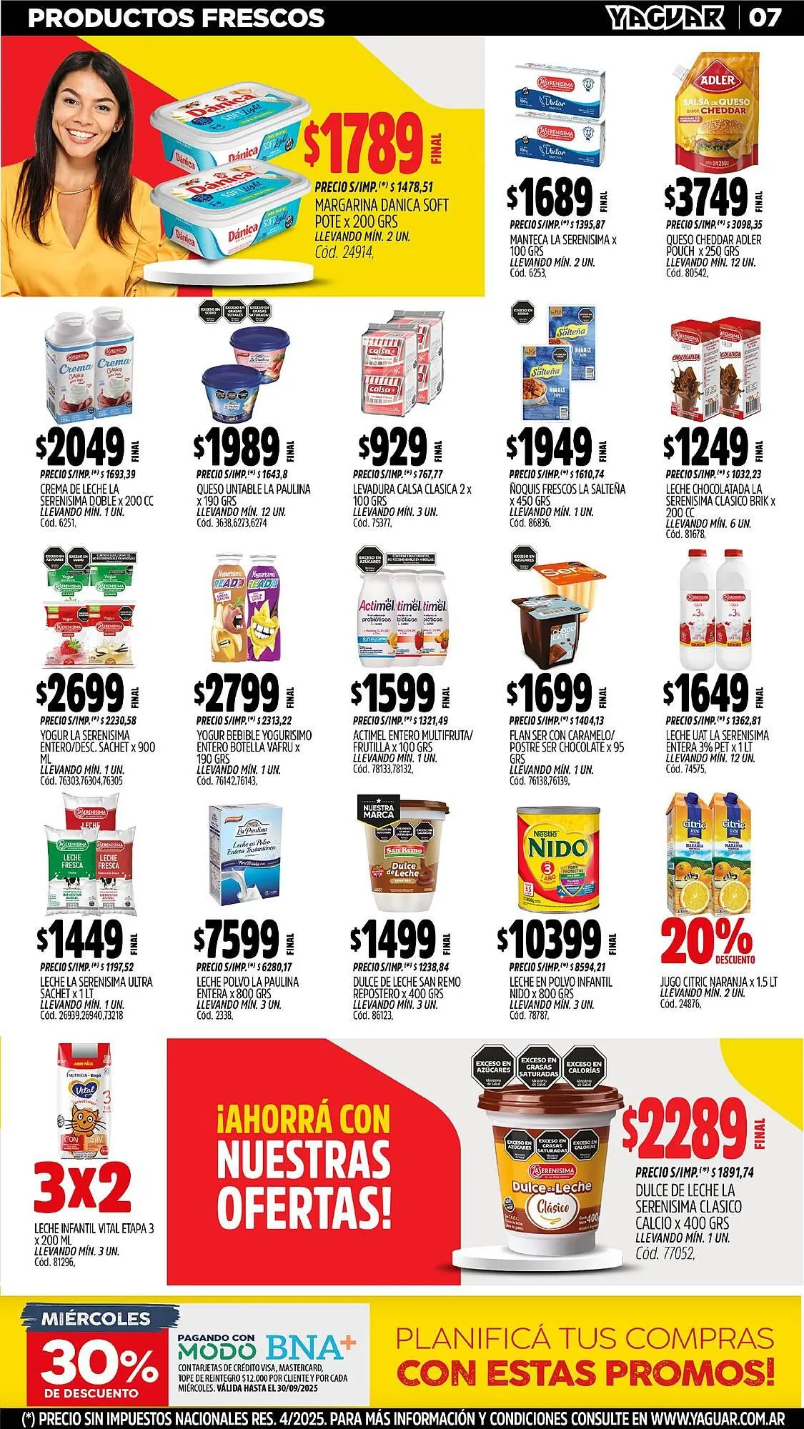Ofertas de Catálogo Supermercados Yaguar 27 de octubre al 2 de noviembre 2025 - Página 7 del catálogo