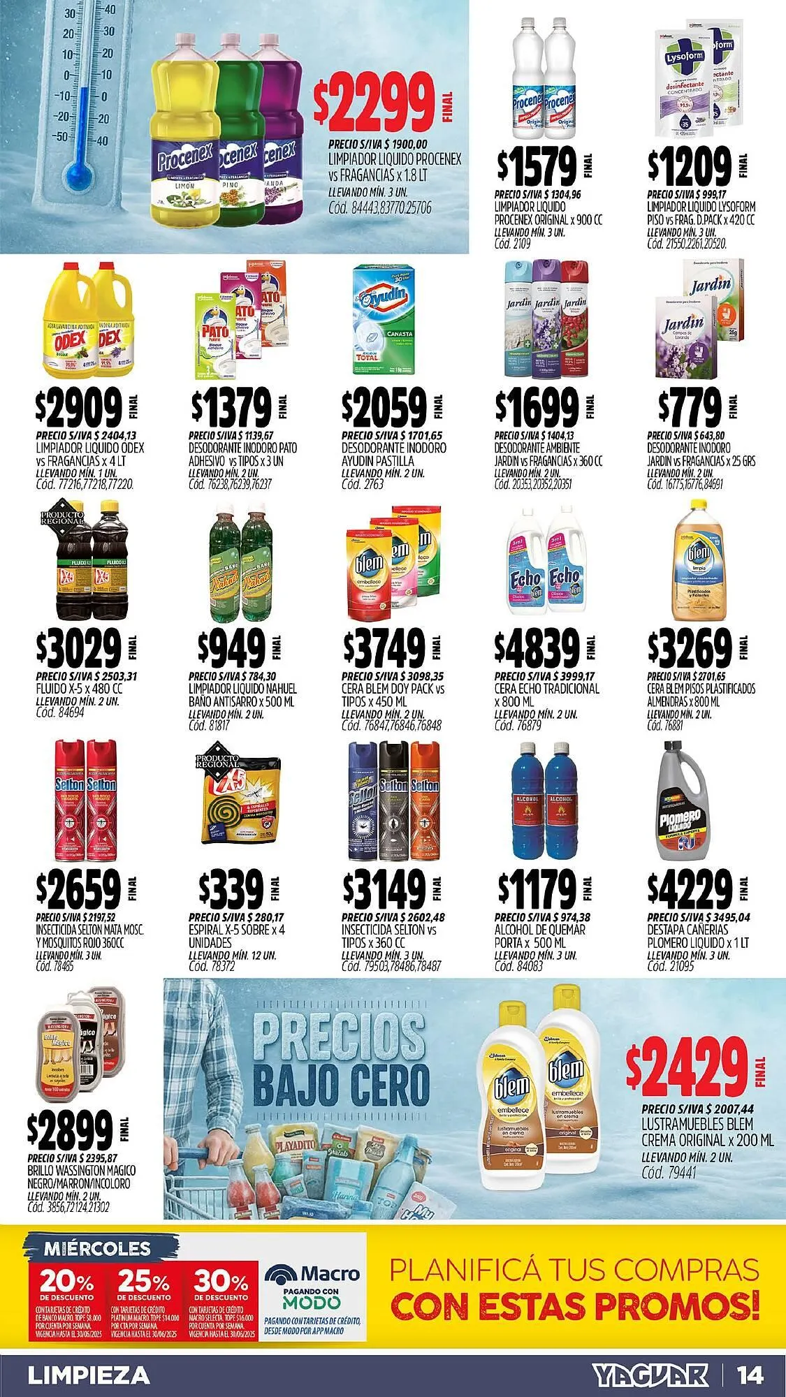 Ofertas de Catálogo Supermercados Yaguar 16 de junio al 20 de junio 2025 - Página 14 del catálogo
