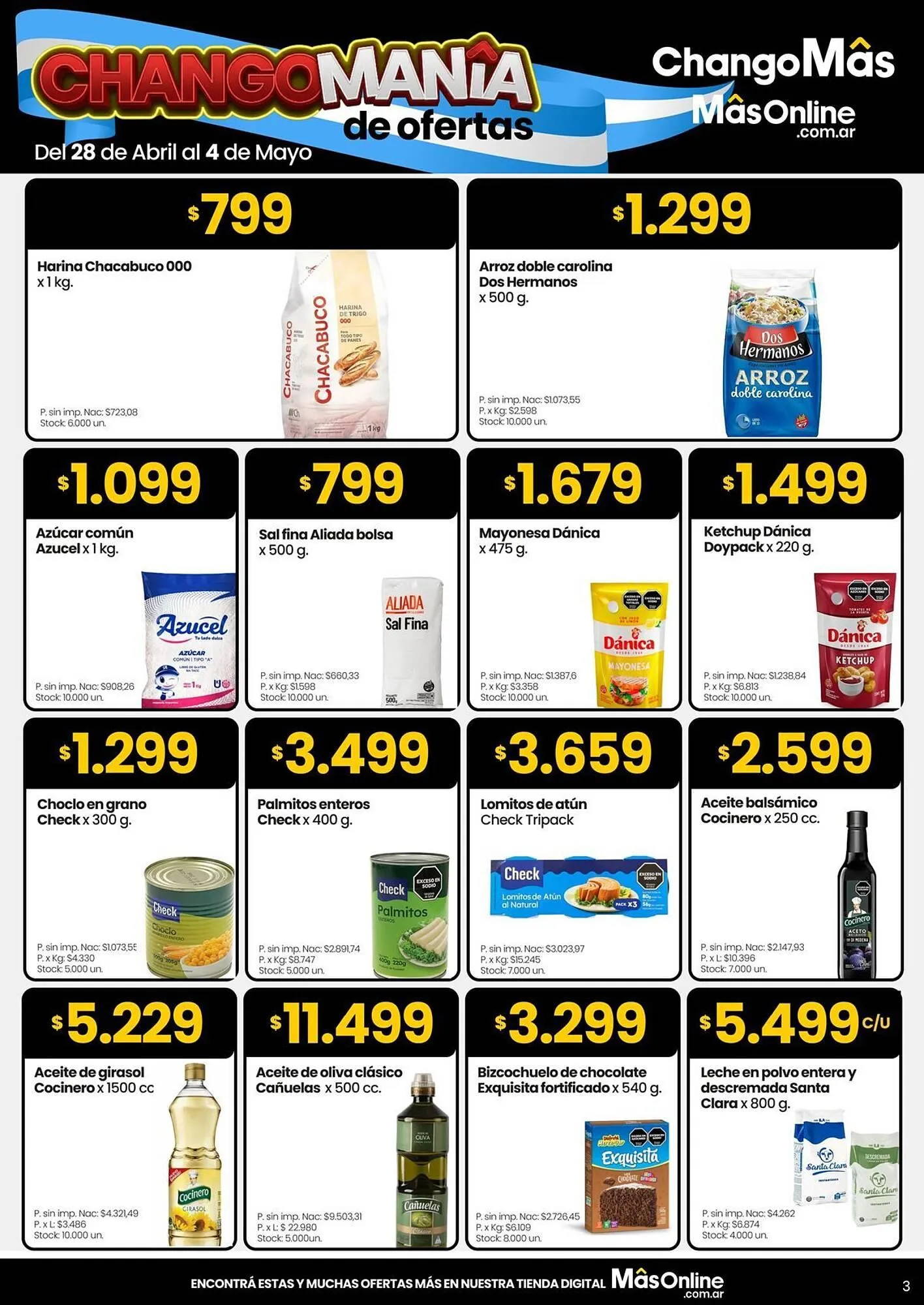 Ofertas de Catálogo Changomas 28 de abril al 4 de mayo 2026 - Página 3 del catálogo