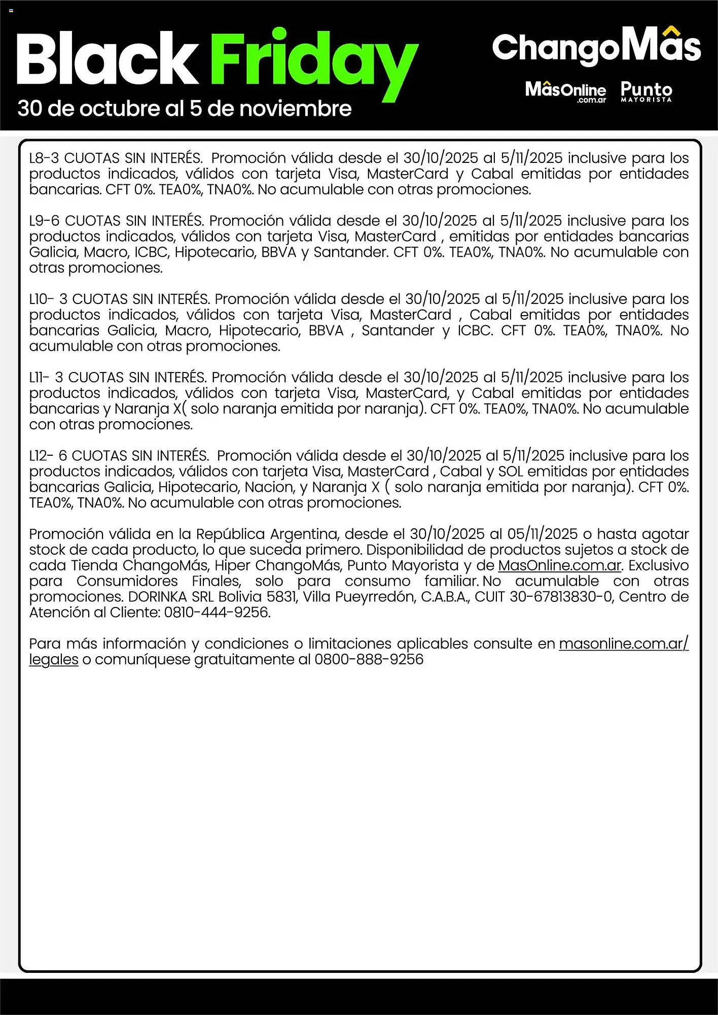 Ofertas de Catálogo Punto Mayorista 30 de octubre al 6 de noviembre 2025 - Página 22 del catálogo