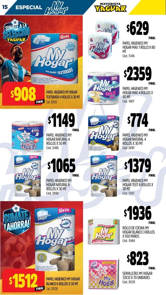 Ofertas de Ofertas Supermercados Yaguar Trelew 24 de junio al 30 de junio 2024 - Página 15 del catálogo