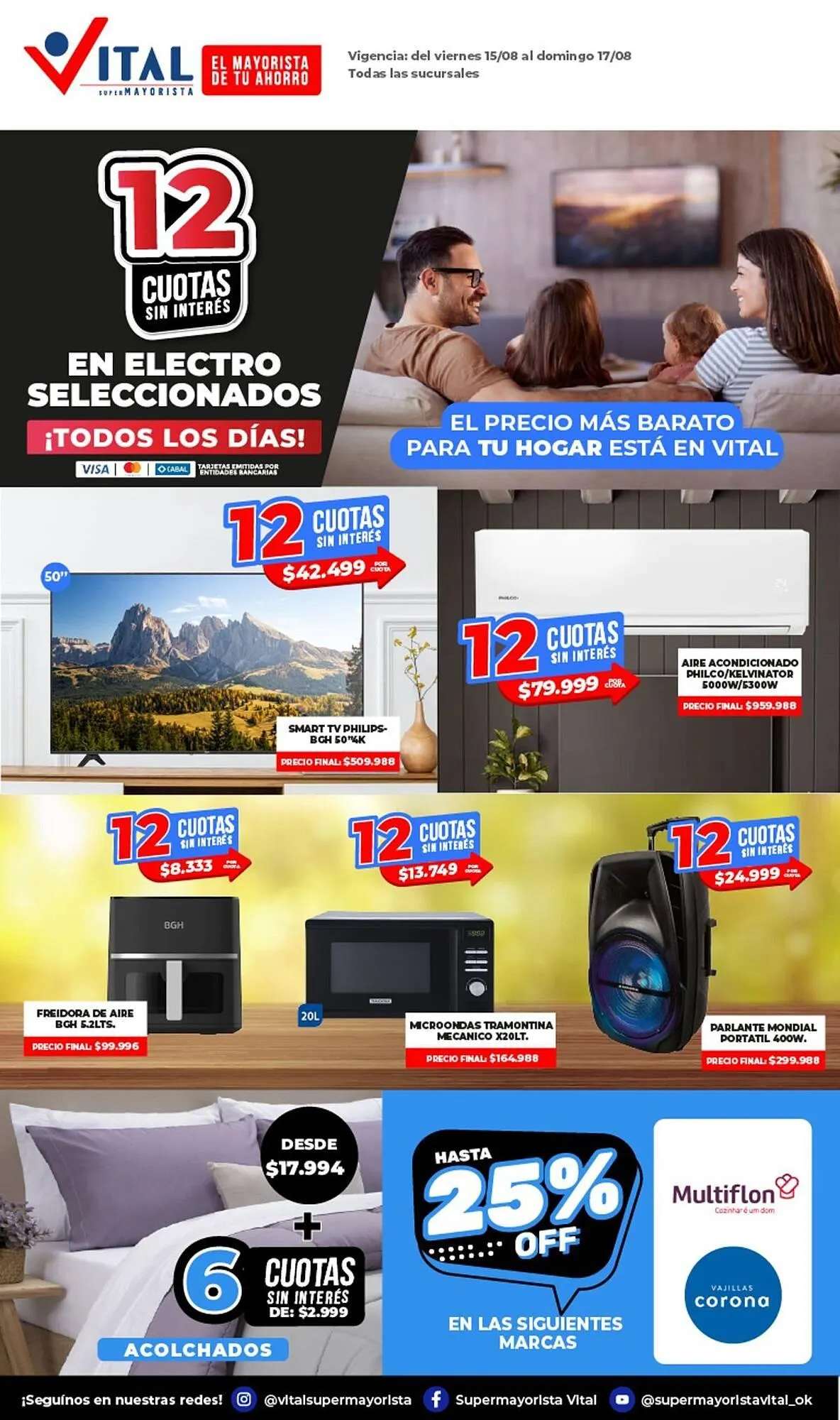 Ofertas de Catálogo Supermayorista Vital 15 de agosto al 17 de agosto 2025 - Página 3 del catálogo