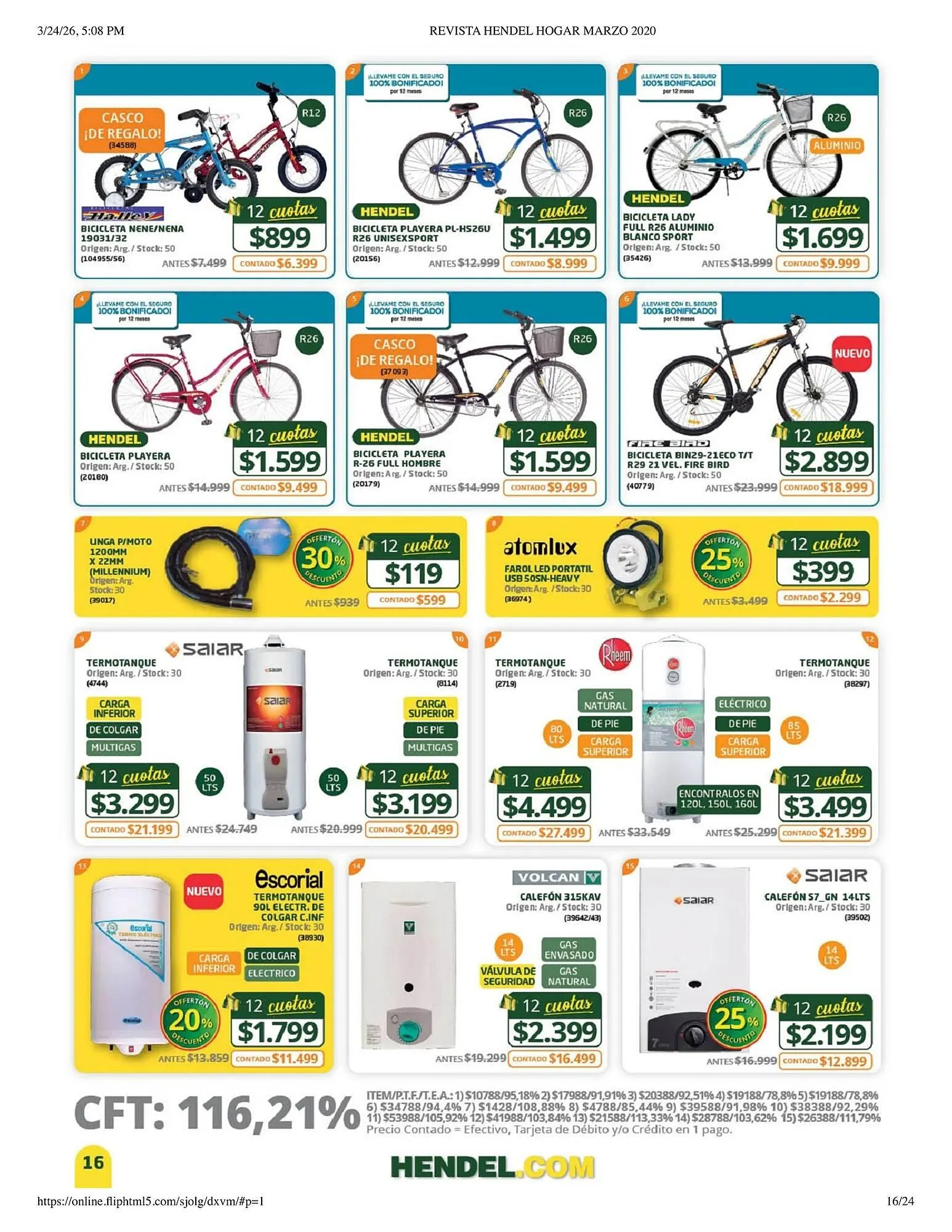 Ofertas de Catálogo Hendel 24 de marzo al 31 de marzo 2026 - Página 16 del catálogo