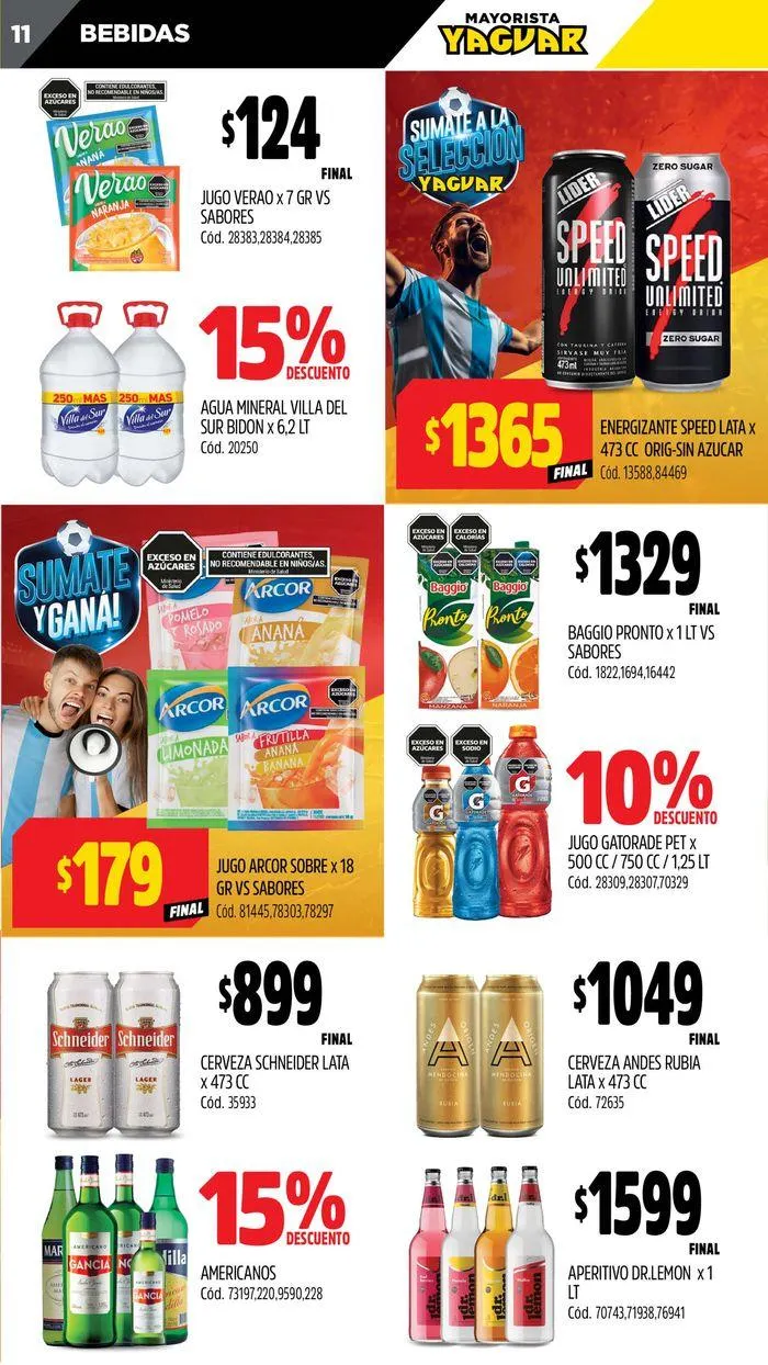 Ofertas de Ofertas Supermercados Yaguar Mar del Plata 8 de julio al 13 de julio 2024 - Página 11 del catálogo
