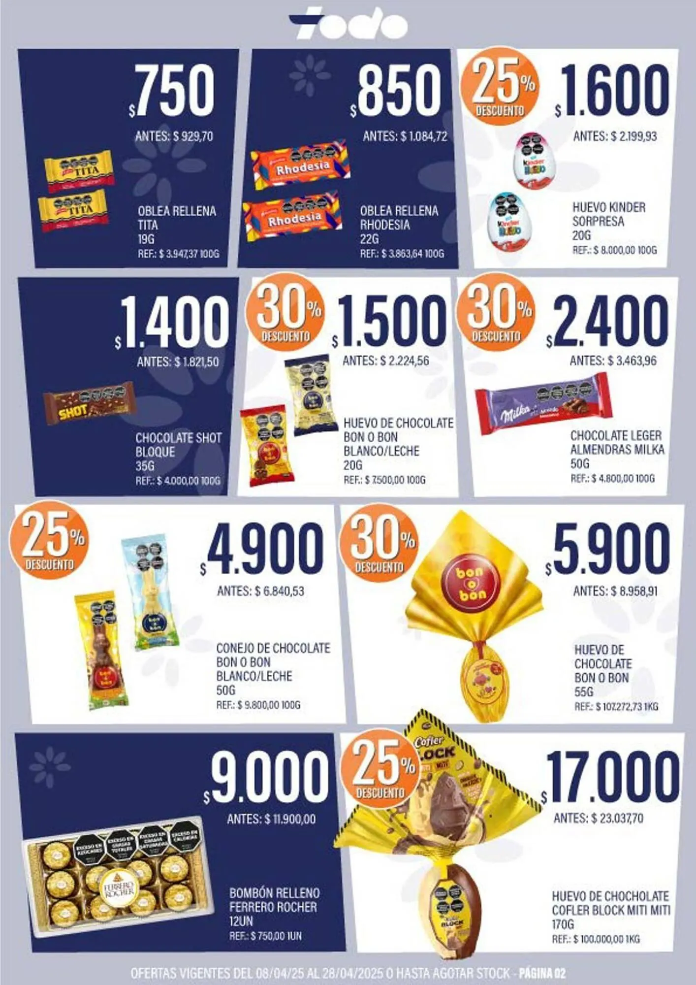 Ofertas de Catálogo Supermercados Todo 9 de abril al 28 de abril 2025 - Página 2 del catálogo