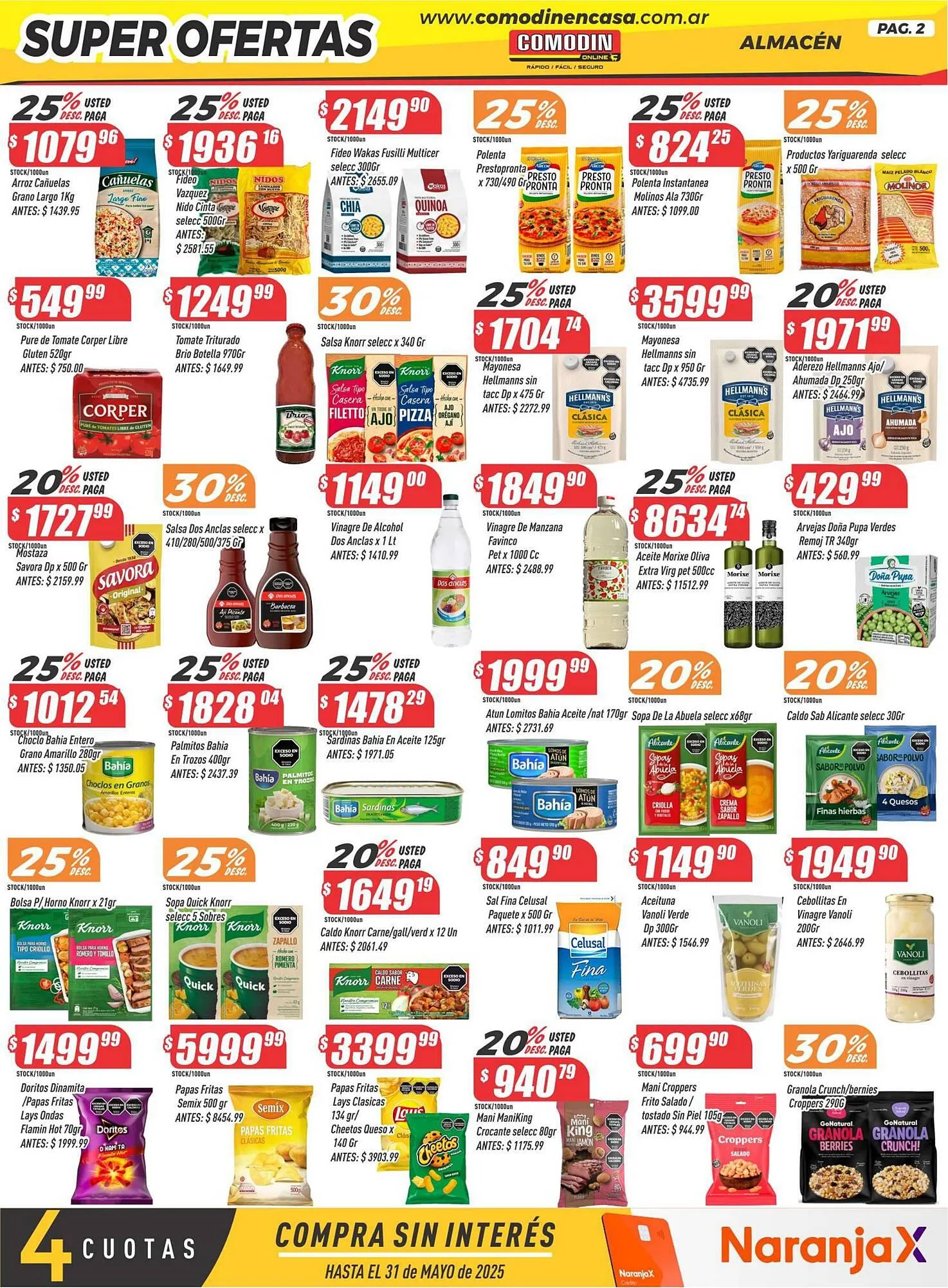 Ofertas de Catálogo Supermercados Comodin 14 de abril al 20 de abril 2025 - Página 2 del catálogo