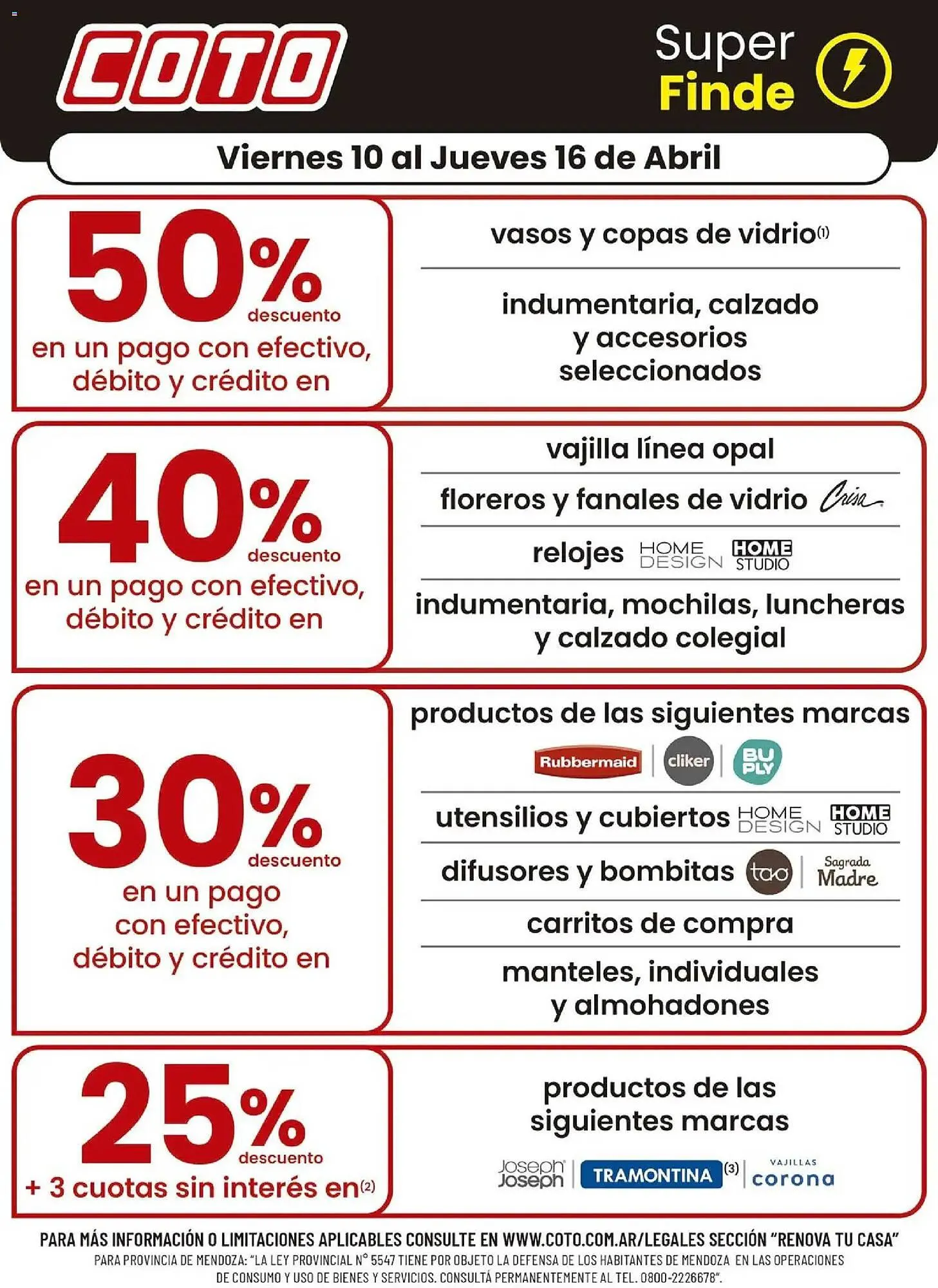 Ofertas de Catálogo Coto 10 de abril al 16 de abril 2026 - Página 1 del catálogo