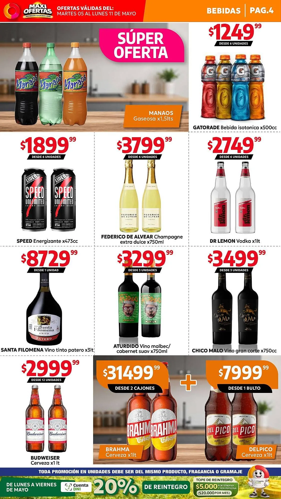 Ofertas de Catálogo Maxi Ofertas 4 de mayo al 11 de mayo 2026 - Página 4 del catálogo