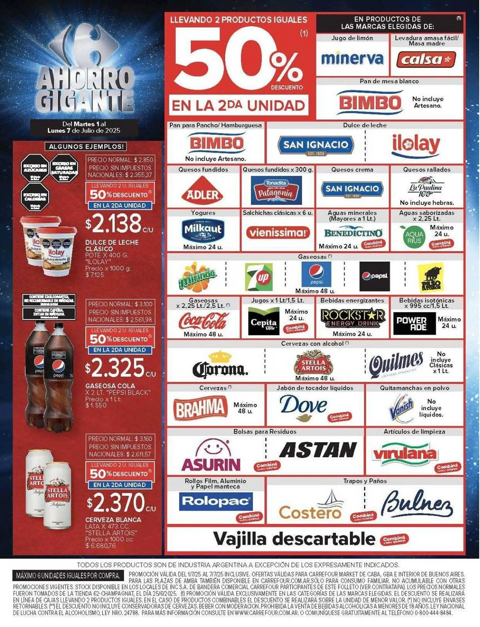 Ofertas de Catálogo Carrefour Market 1 de julio al 8 de julio 2025 - Página 7 del catálogo