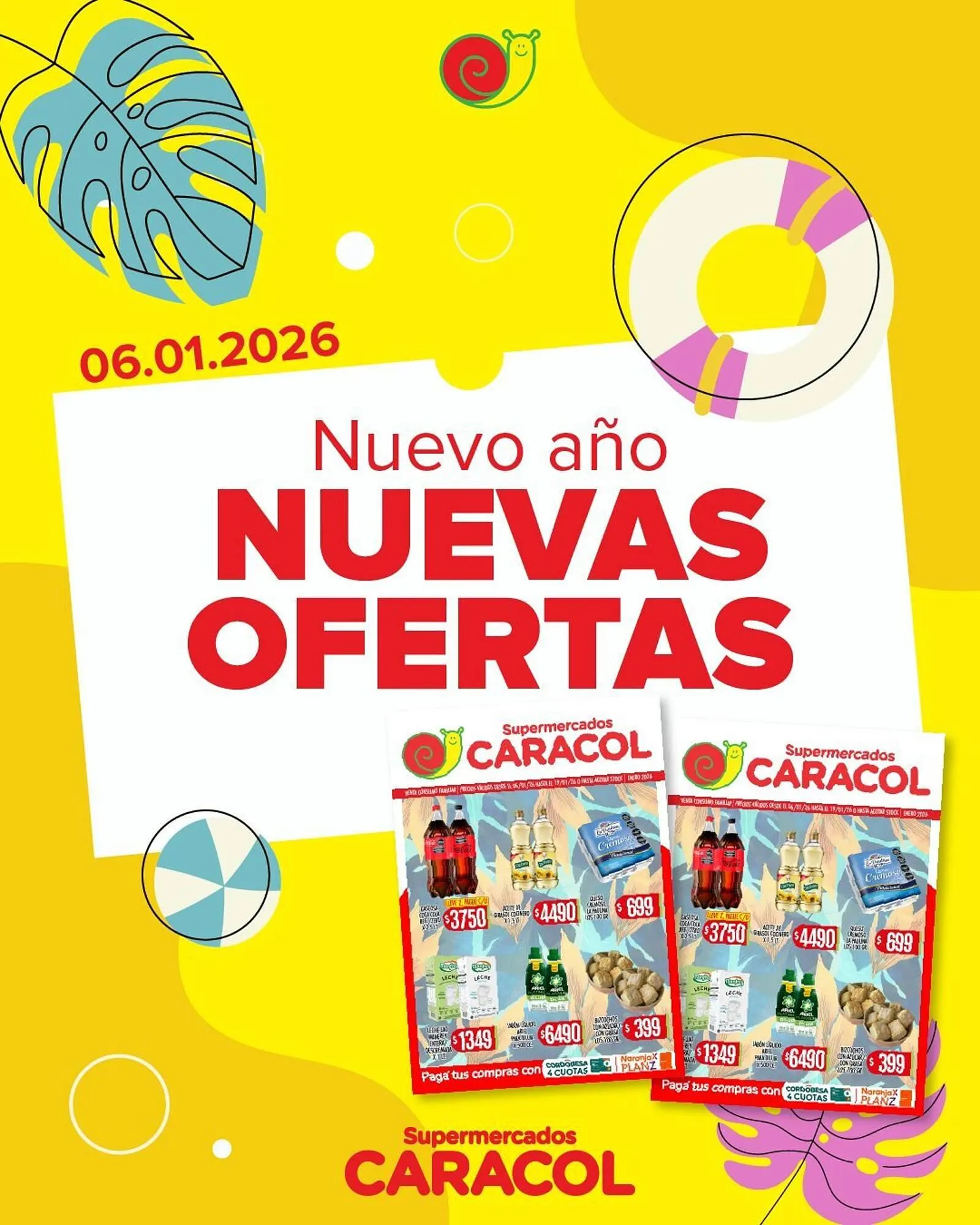 Ofertas de Catálogo Supermercados Caracol 6 de enero al 8 de enero 2026 - Página 1 del catálogo