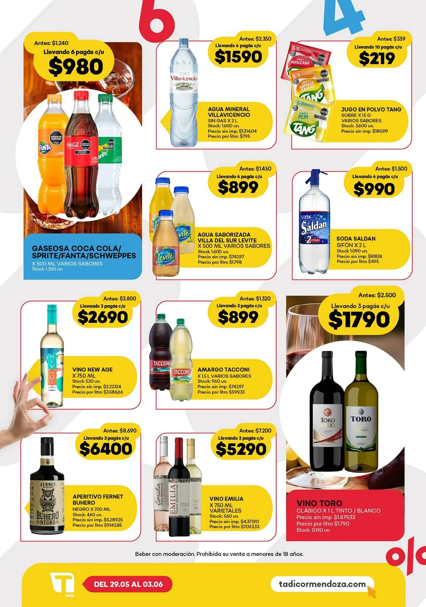 Ofertas de Catálogo Supermercados Tadicor 29 de mayo al 5 de junio 2025 - Página 4 del catálogo