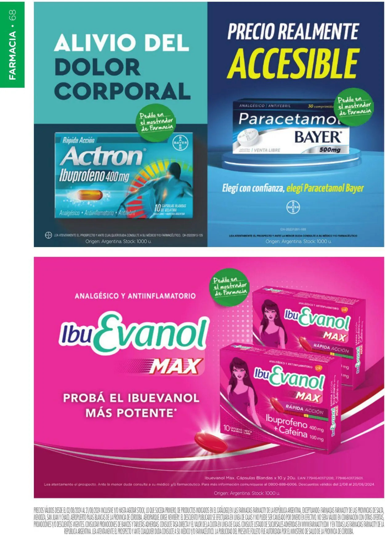 Ofertas de Farmacity 1 de agosto al 31 de agosto 2024 - Página 68 del catálogo