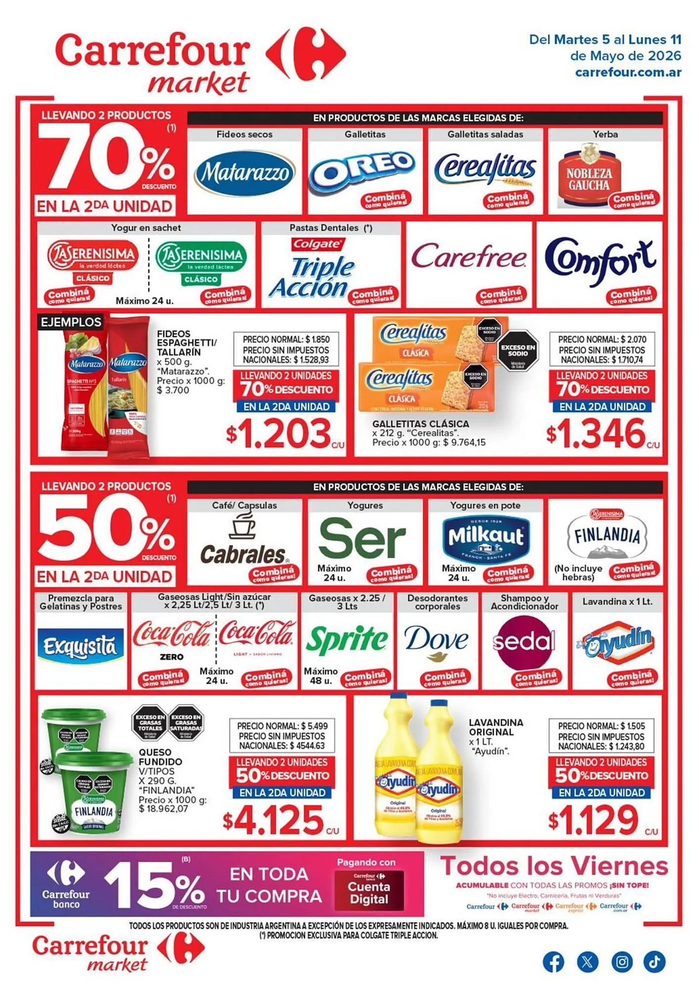 Ofertas de Folleto Carrefour Market 5 de mayo al 12 de mayo 2026 - Página 1 del catálogo