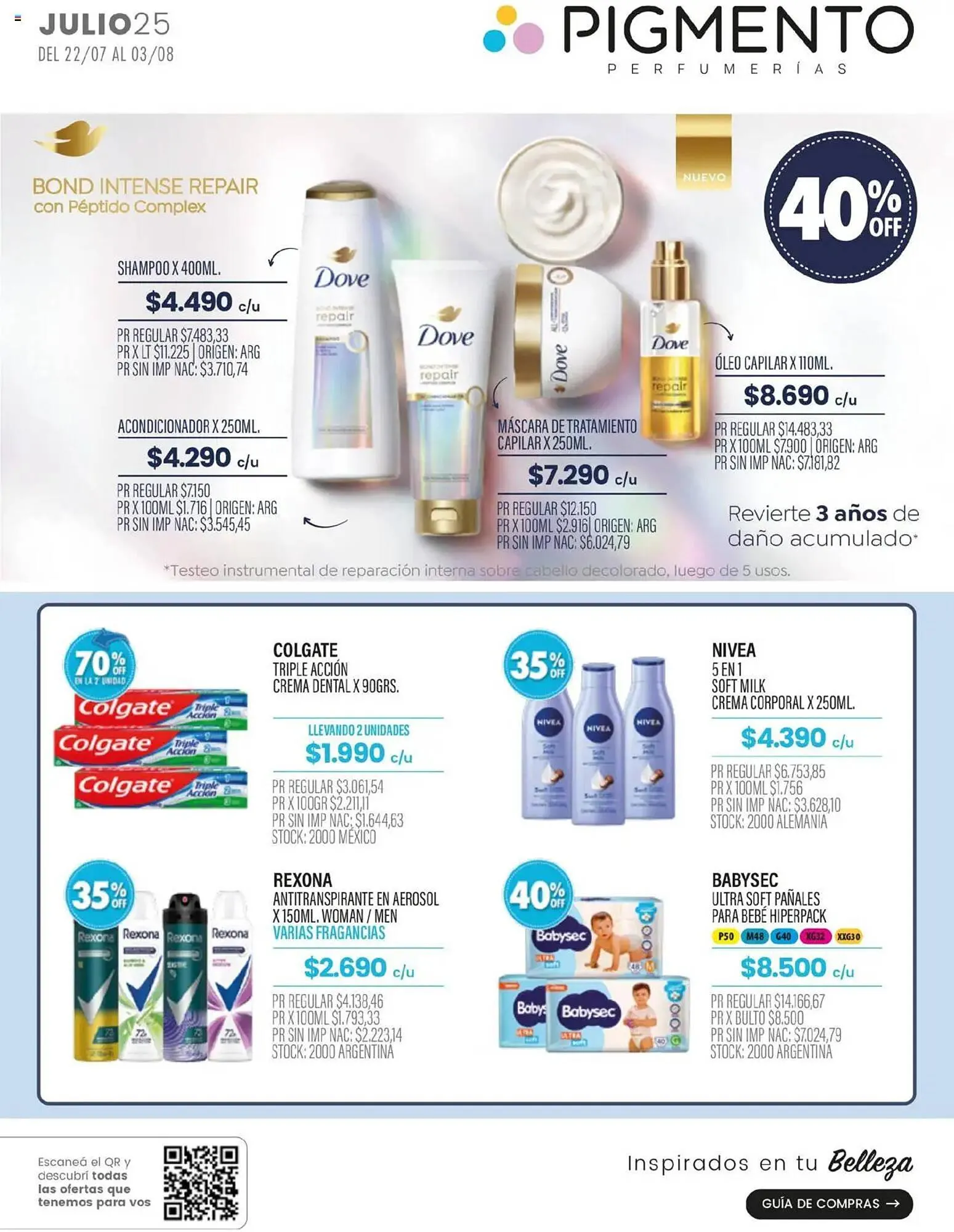 Ofertas de Catálogo Pigmento 22 de julio al 6 de agosto 2025 - Página 1 del catálogo