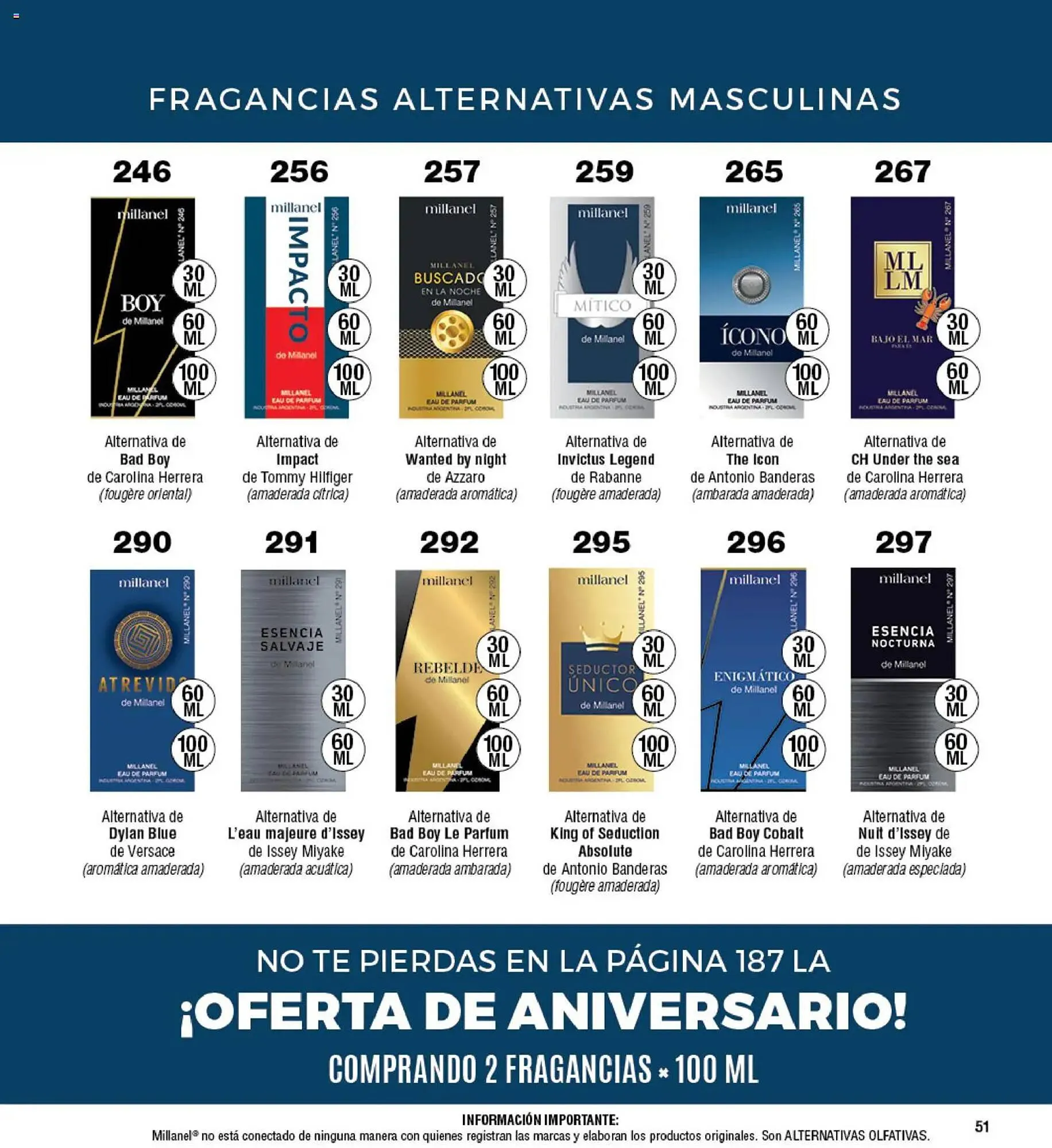 Ofertas de Catálogo Millanel Cosmética 30 de marzo al 27 de abril 2026 - Página 51 del catálogo