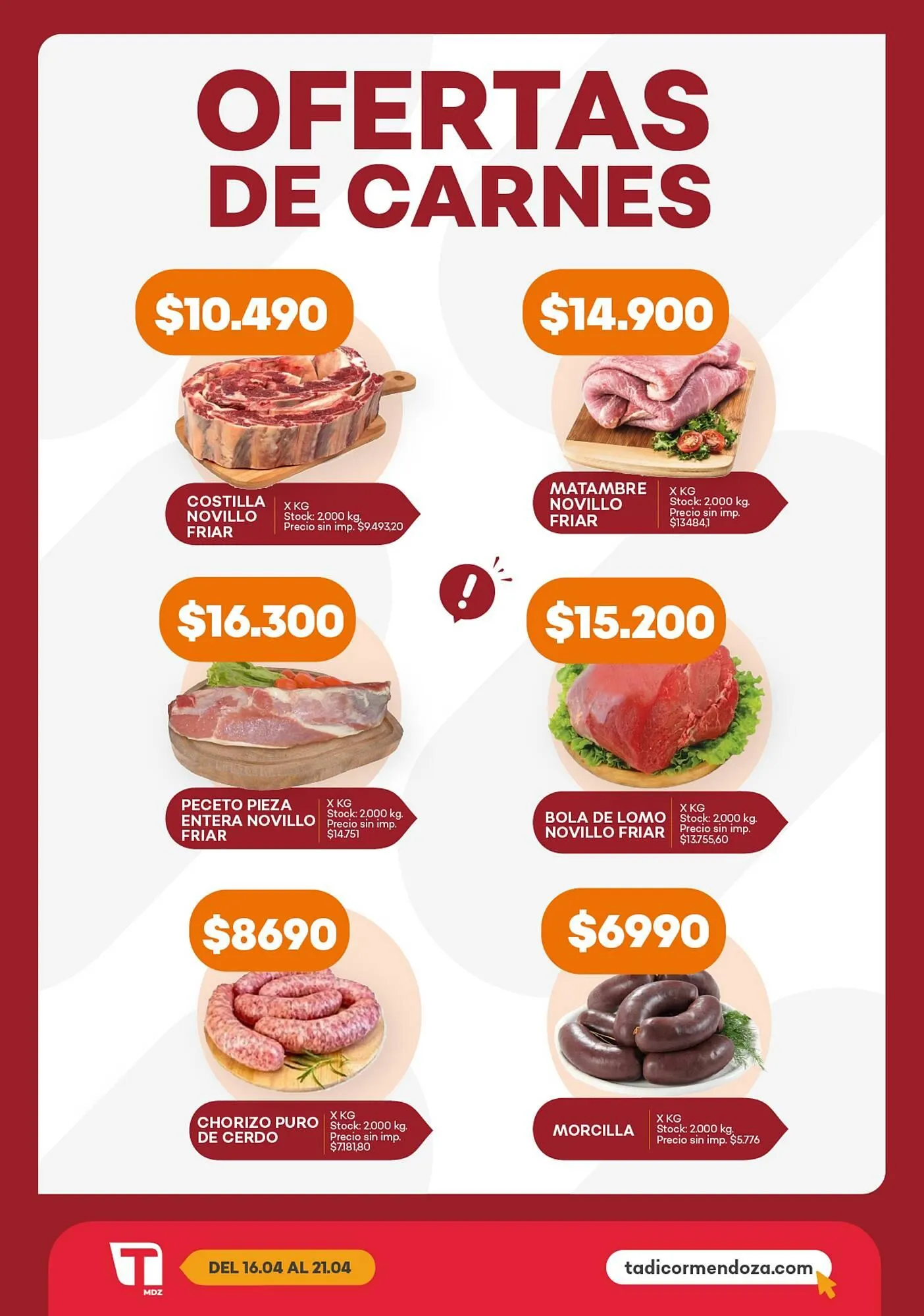 Ofertas de Catálogo Supermercados Tadicor 16 de abril al 21 de abril 2026 - Página 5 del catálogo