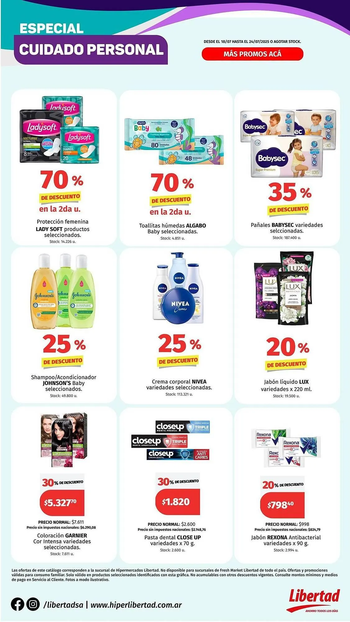 Ofertas de Catálogo Hipermercado Libertad 18 de julio al 24 de julio 2025 - Página 1 del catálogo