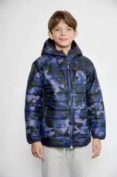 CAMPERA CAMUFLADA AZUL