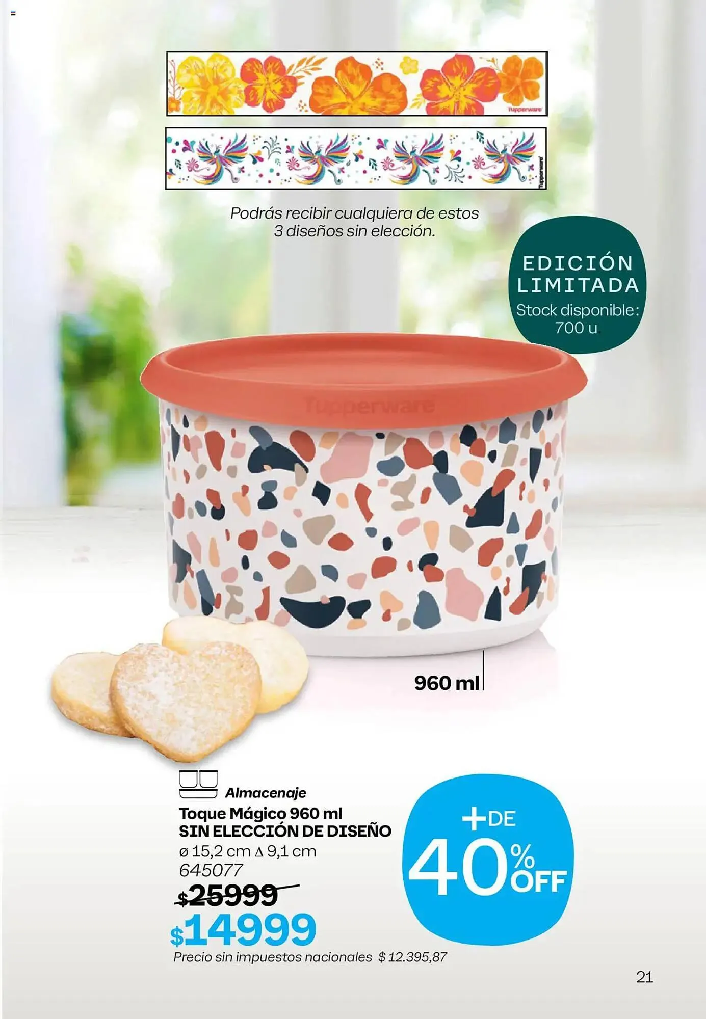 Ofertas de Folleto Tupperware 21 de septiembre al 5 de octubre 2025 - Página 22 del catálogo