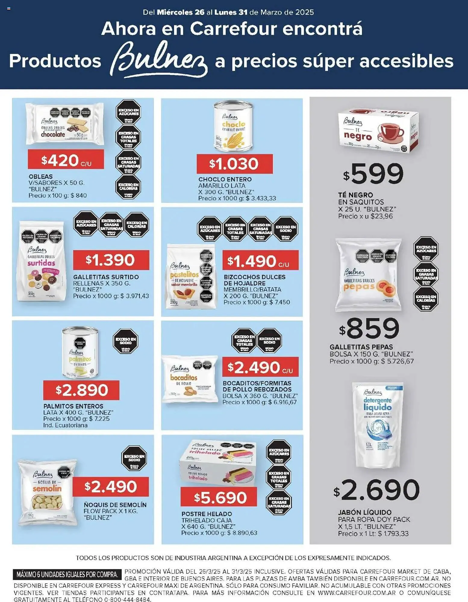 Ofertas de Catálogo Carrefour Market 26 de marzo al 31 de marzo 2025 - Página 11 del catálogo