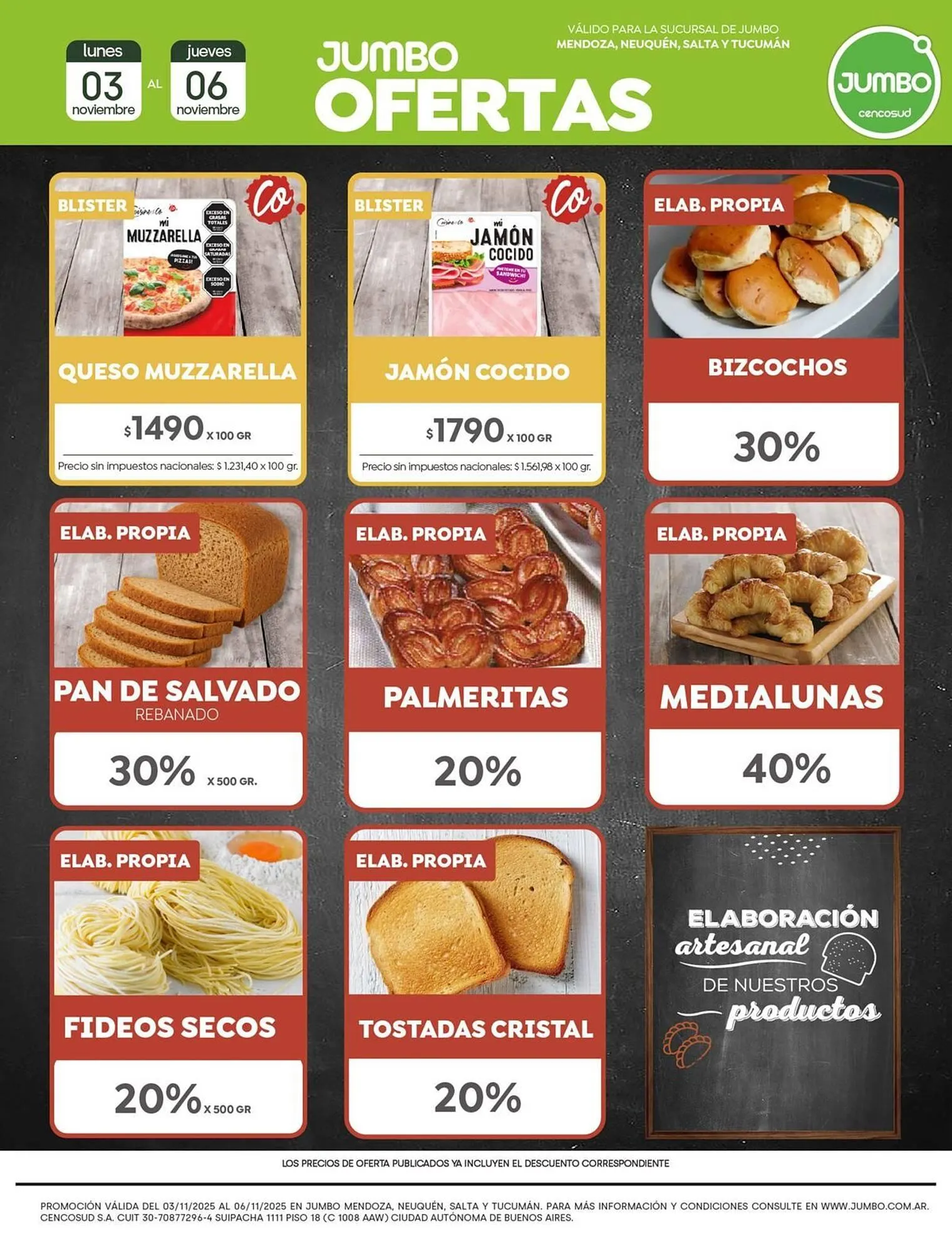 Ofertas de Catálogo Jumbo 3 de noviembre al 6 de noviembre 2025 - Página 1 del catálogo