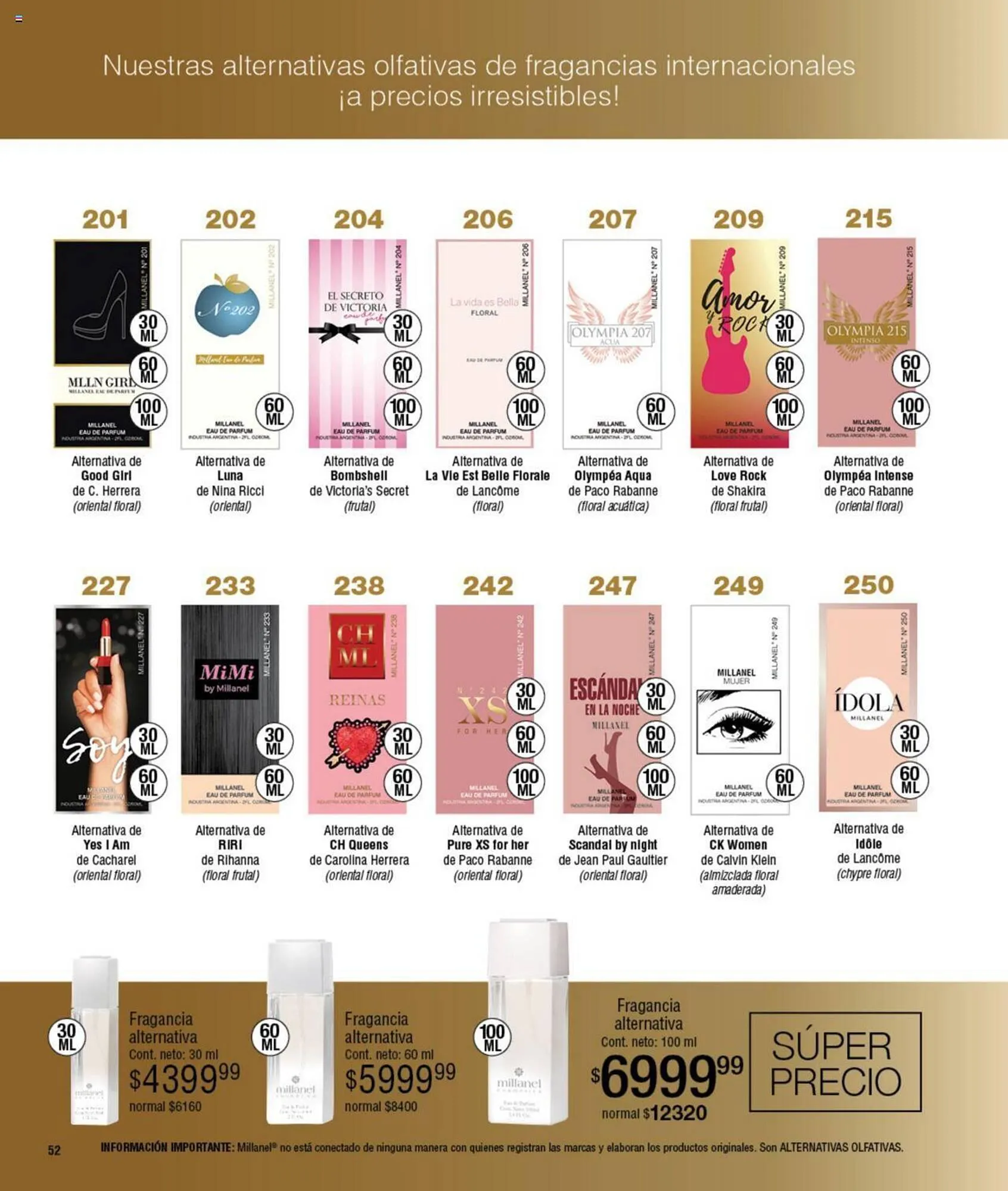 Ofertas de Catálogo Millanel Cosmética 13 de noviembre al 10 de diciembre 2023 - Página 52 del catálogo