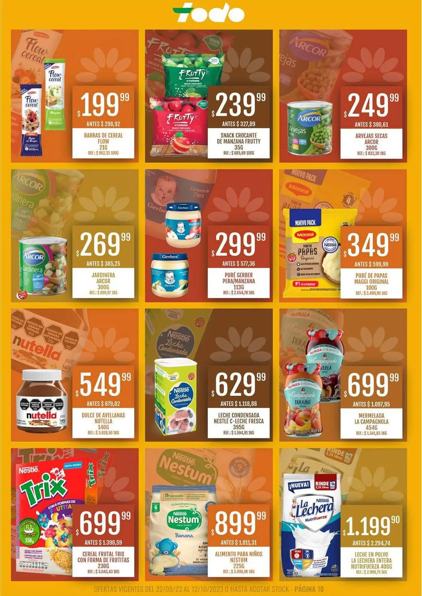 Ofertas de Catálogo Supermercados Todo 22 de septiembre al 12 de octubre 2023 - Página 10 del catálogo