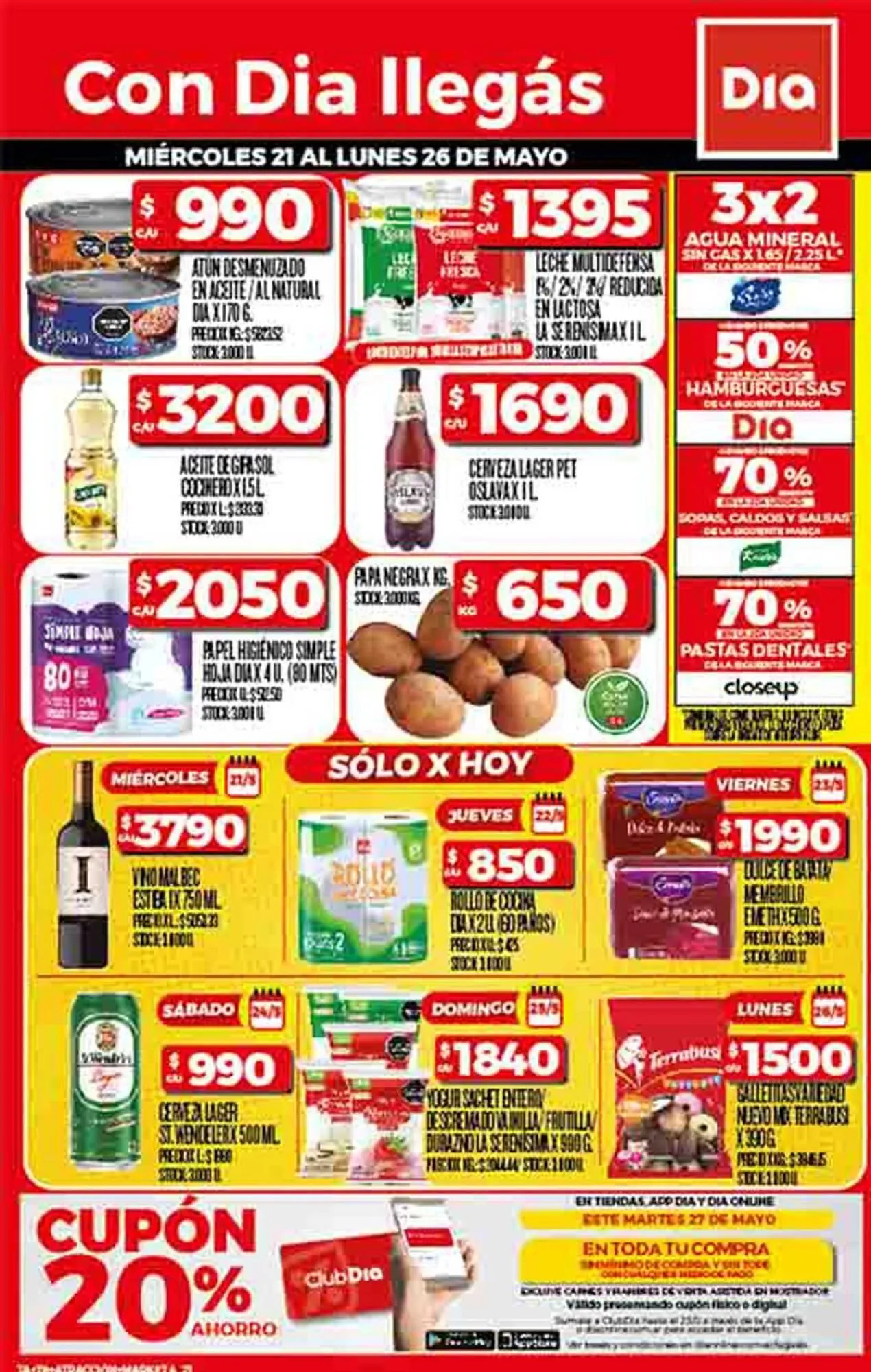 Ofertas de Catálogo Supermercados DIA 20 de mayo al 26 de mayo 2025 - Página 1 del catálogo