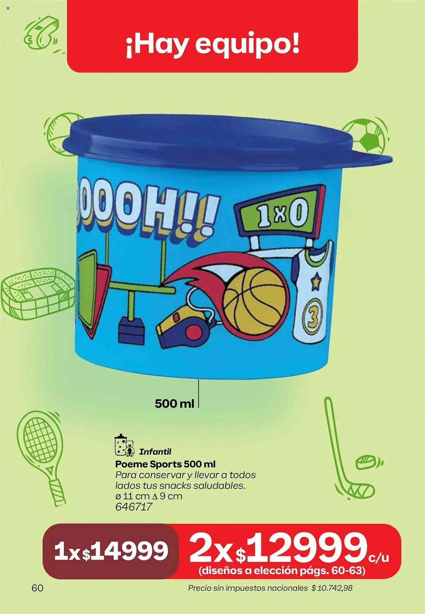 Ofertas de Folleto Tupperware 13 de octubre al 3 de noviembre 2025 - Página 61 del catálogo