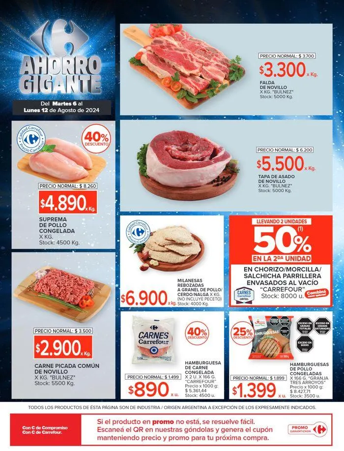 Ofertas de Catálogo Ahorro Gigante Hiper 6 de agosto al 12 de agosto 2024 - Página 3 del catálogo