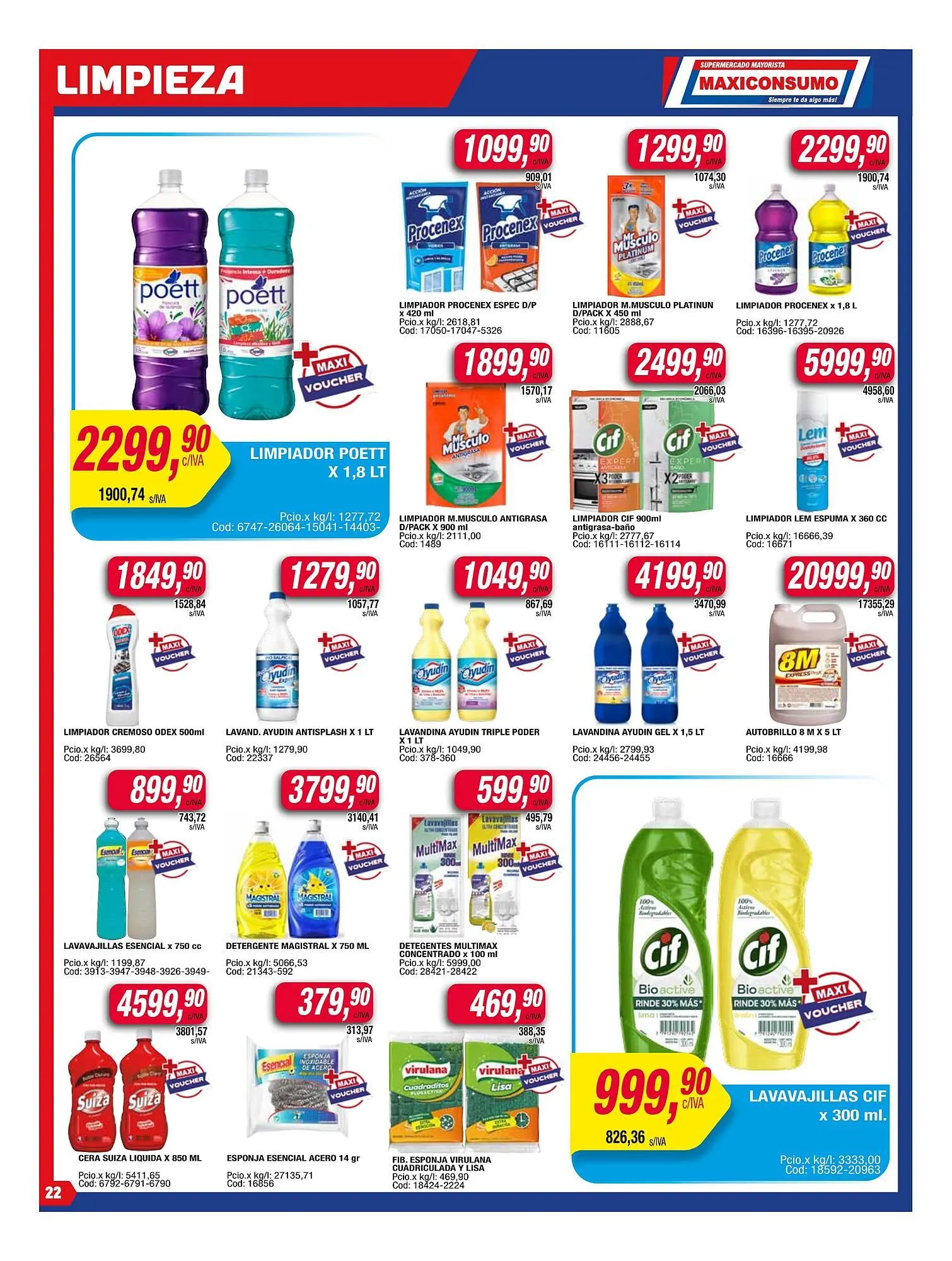 Ofertas de Catálogo Maxiconsumo 28 de julio al 4 de agosto 2025 - Página 22 del catálogo