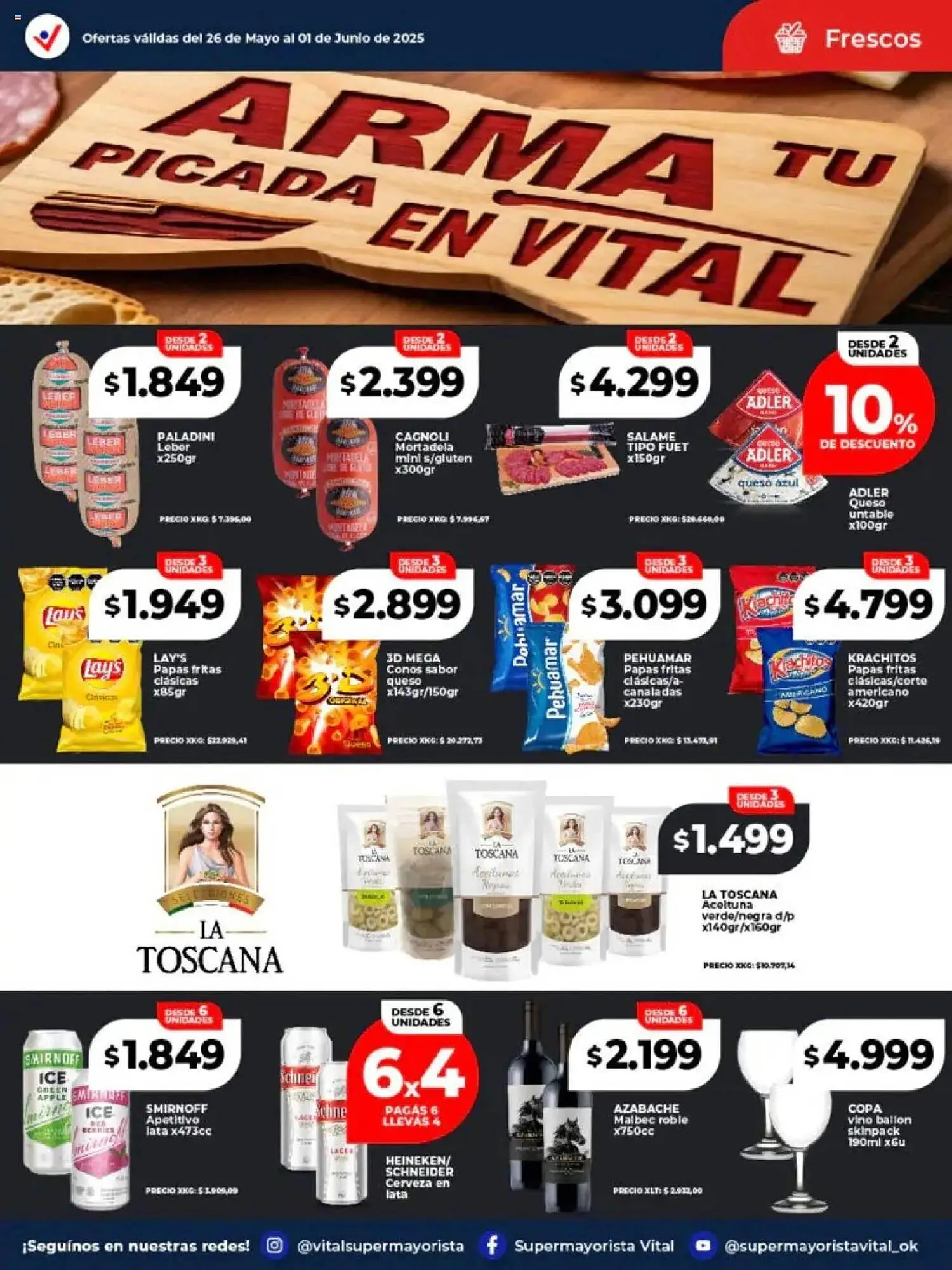 Ofertas de Catálogo Supermayorista Vital 26 de mayo al 2 de junio 2025 - Página 16 del catálogo