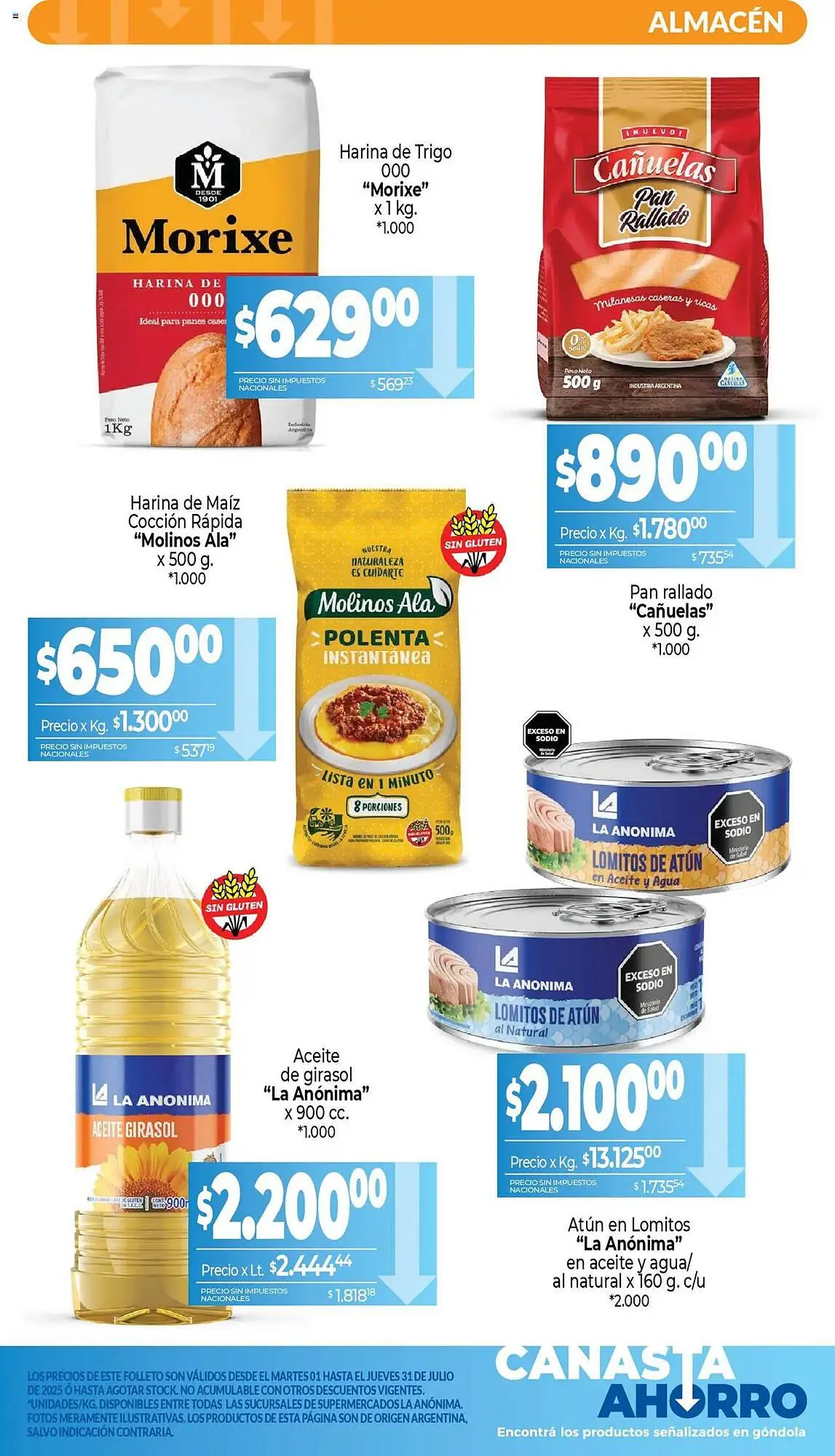 Ofertas de Catálogo La Anonima 1 de julio al 1 de agosto 2025 - Página 5 del catálogo